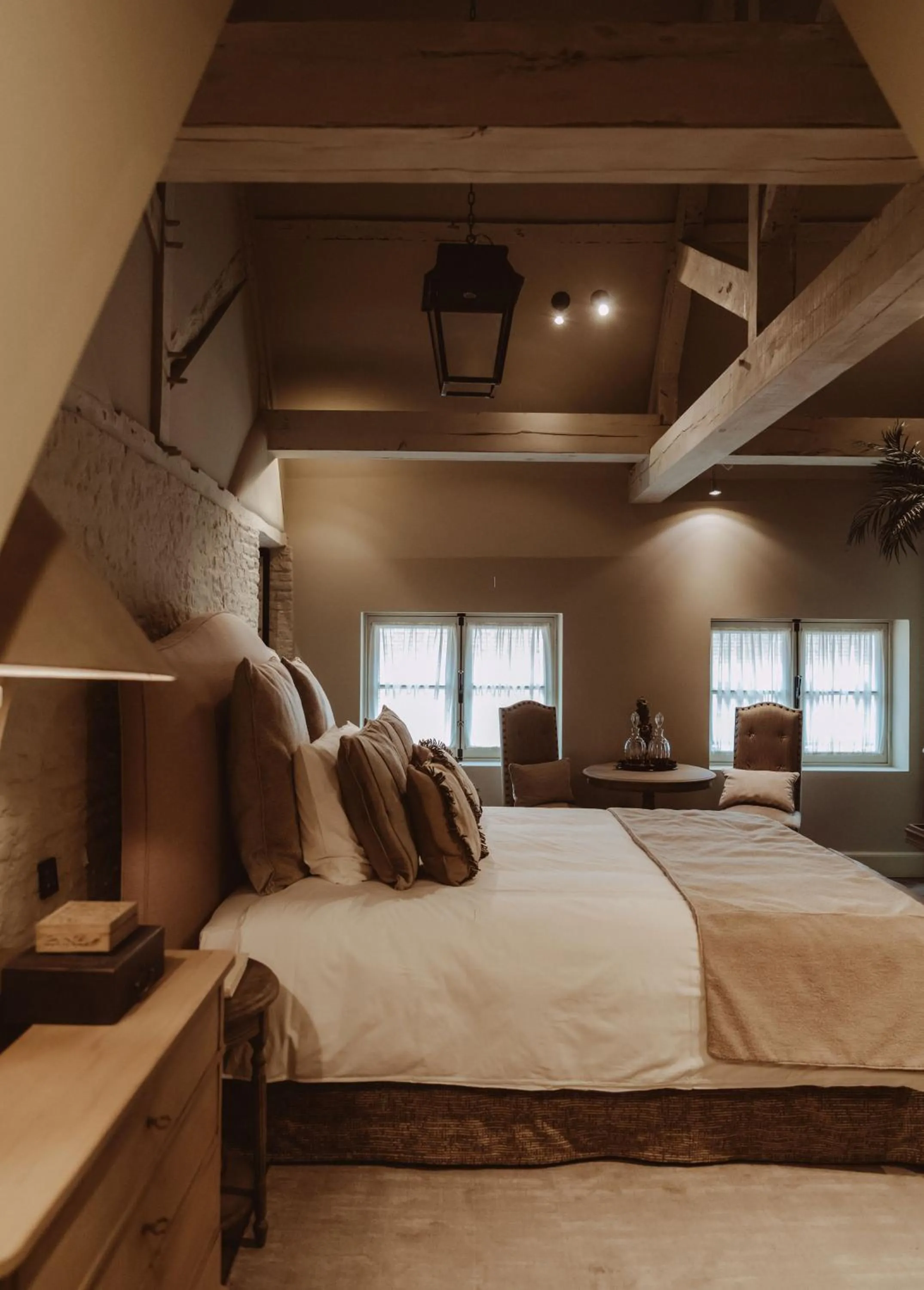Bed in Cobergher Hotel