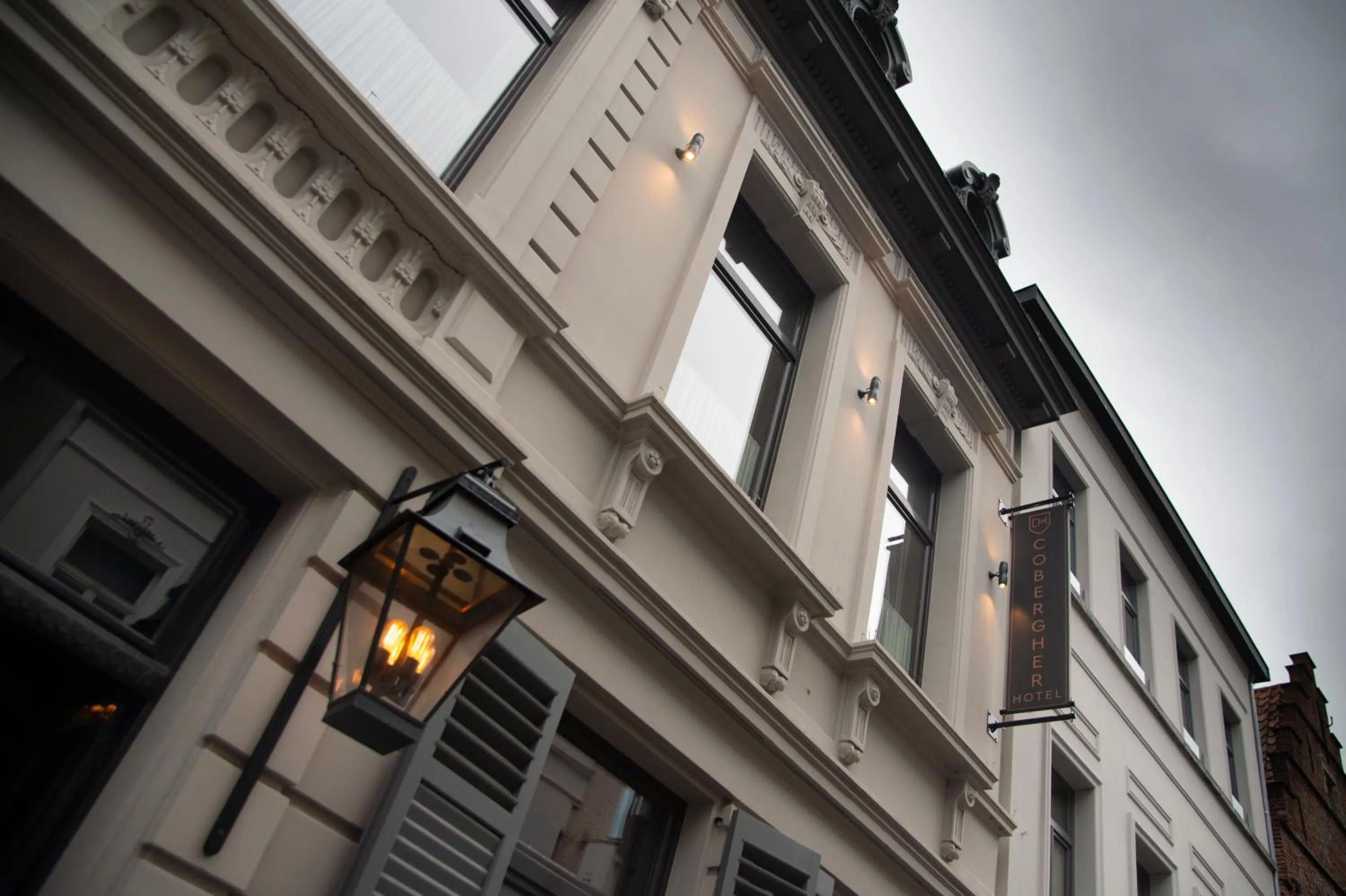 Facade/entrance in Cobergher Hotel