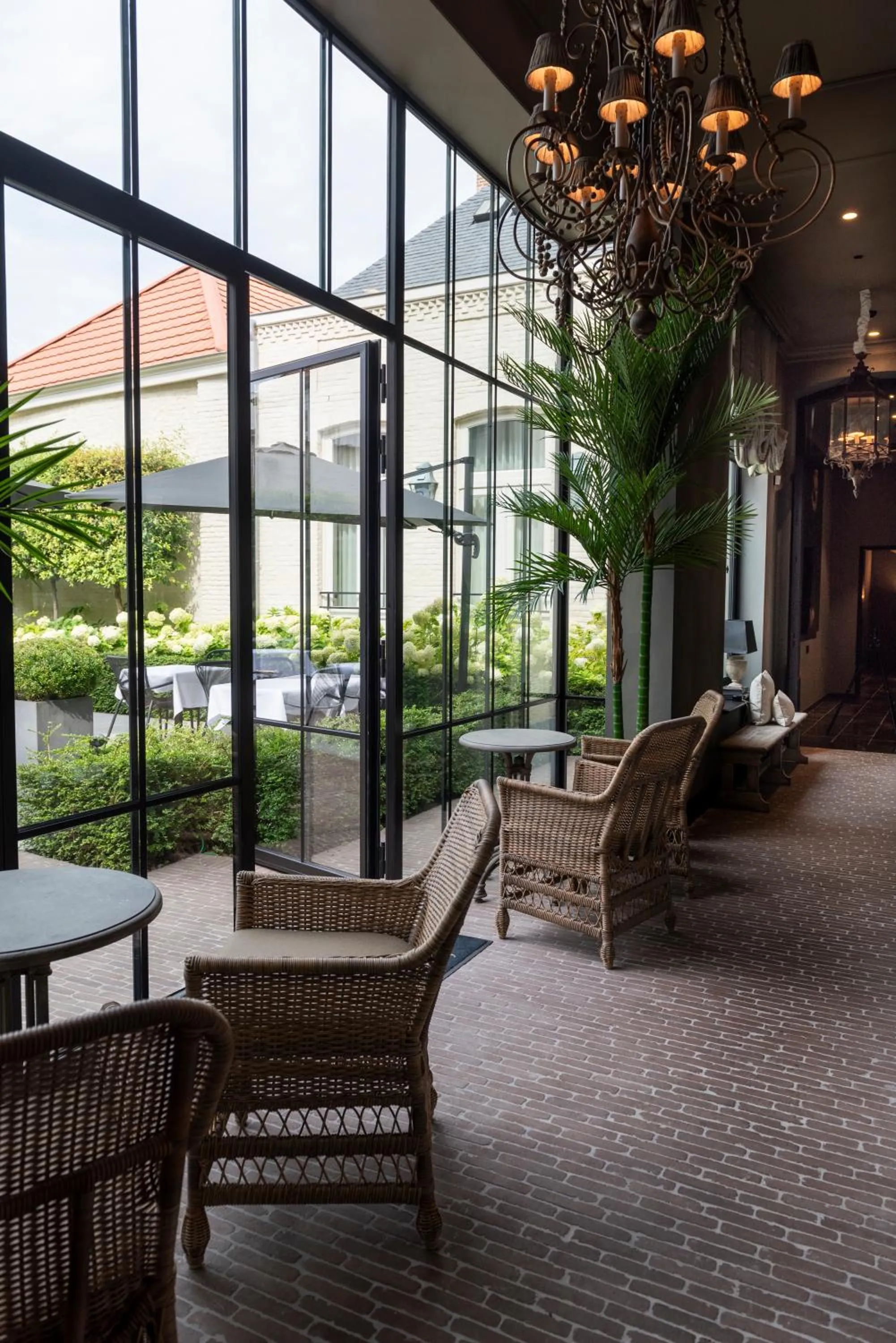 Garden in Cobergher Hotel