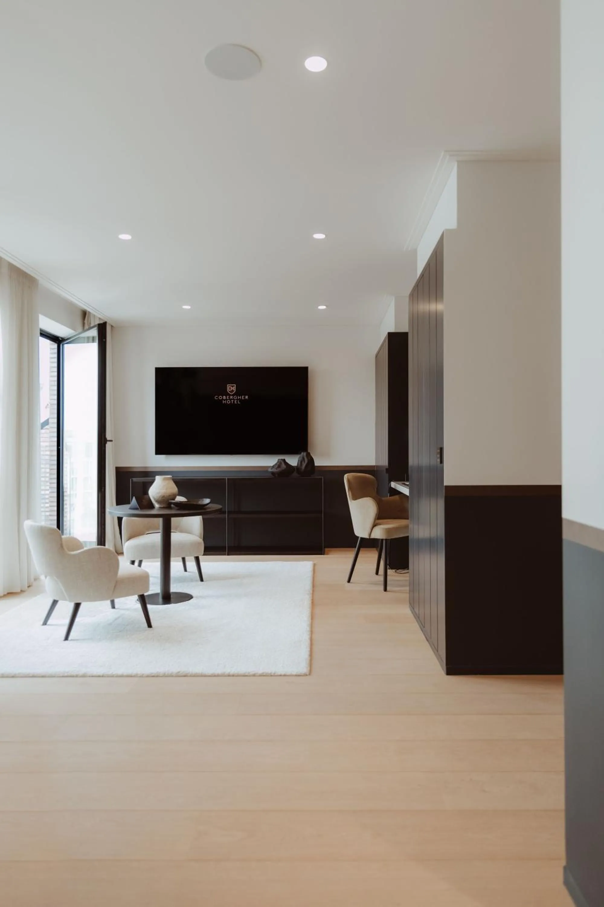 Living room in Cobergher Hotel