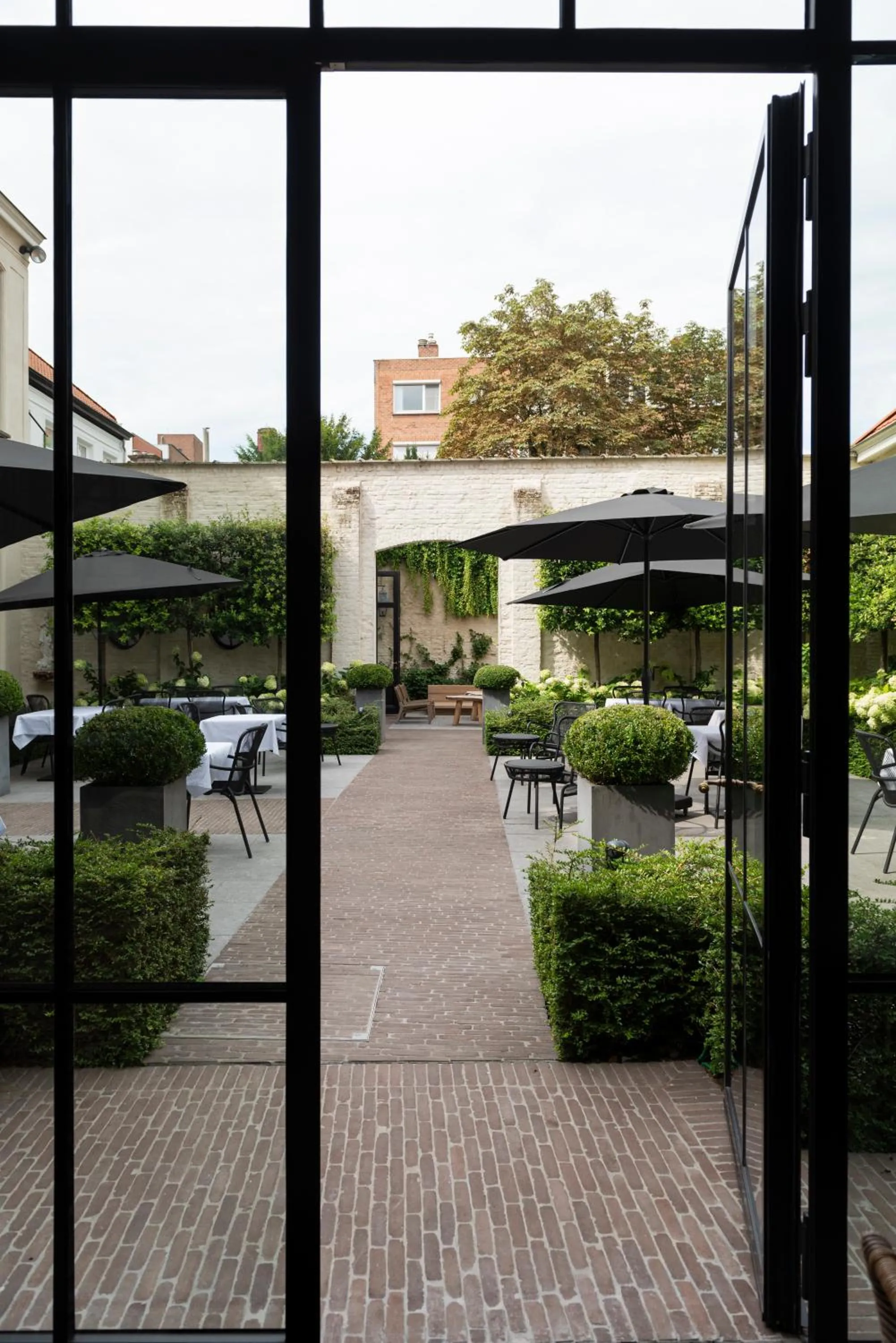 Garden in Cobergher Hotel