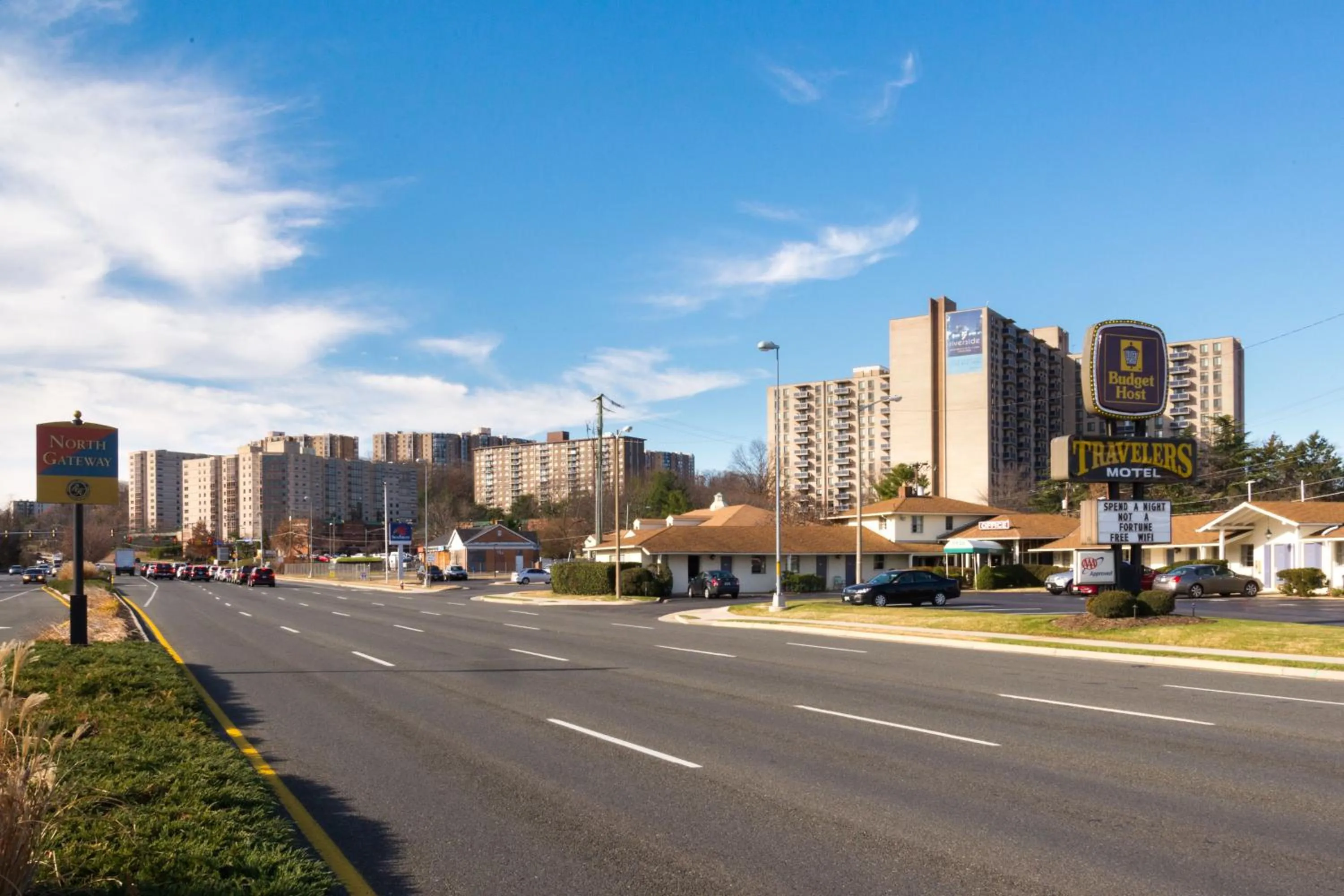 City view in Budget Host Alexandria