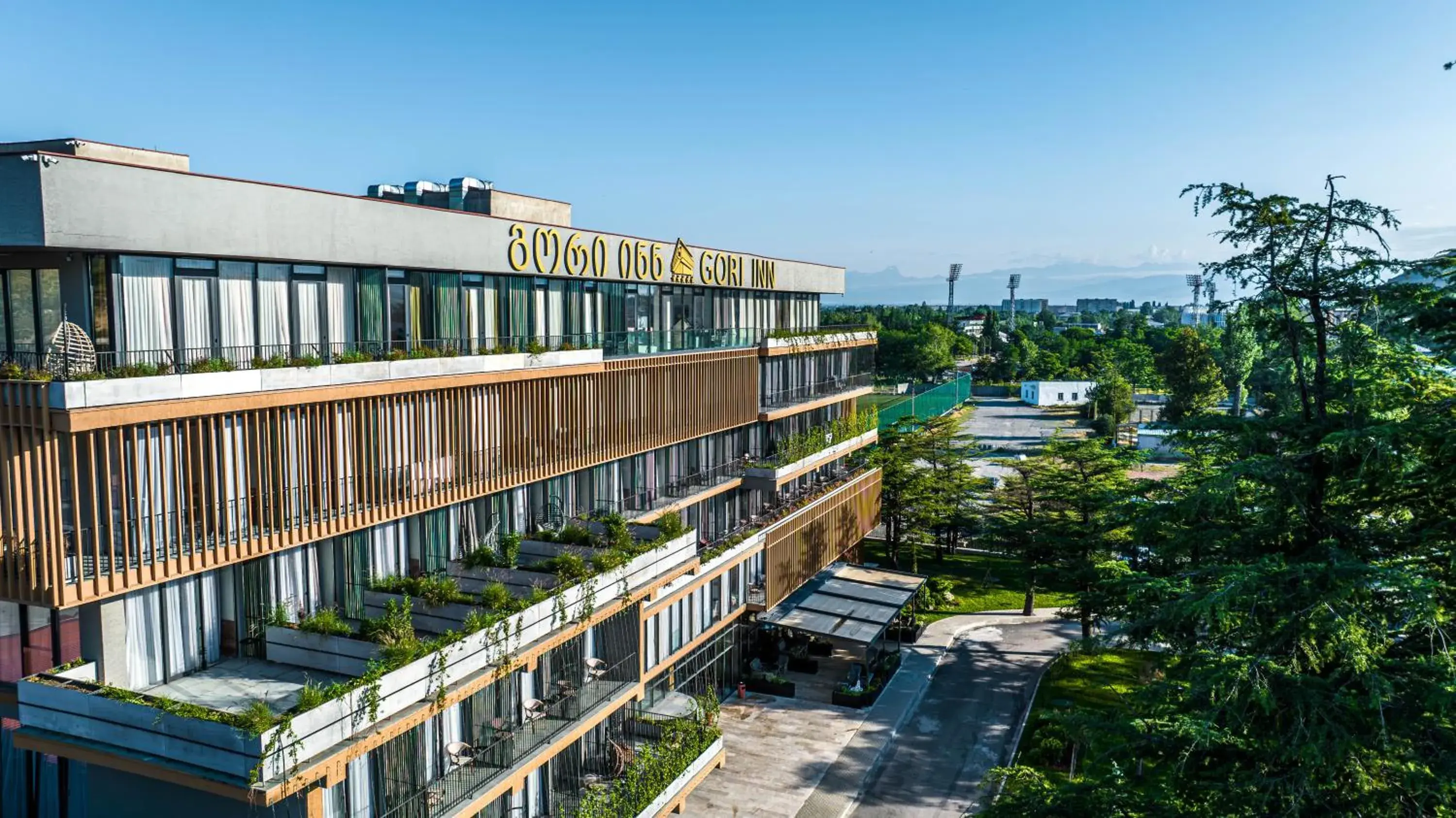 Property building in Gori Inn Property building in Gori Inn