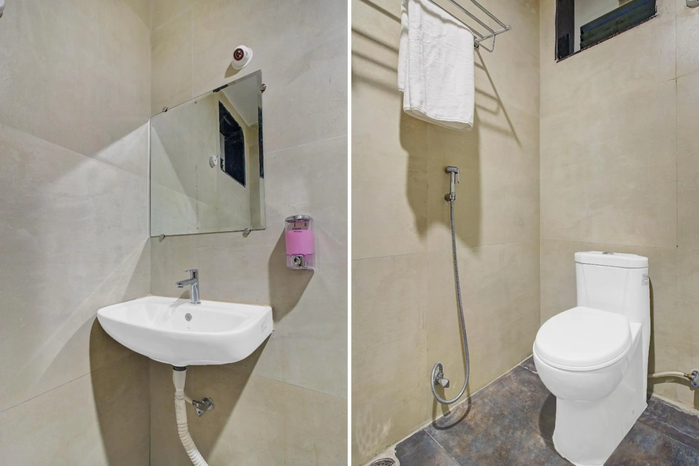 Bathroom in Super Townhouse OAK Hitec City Near Image Hospital