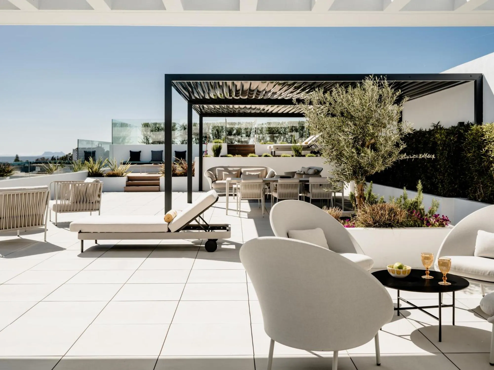 Balcony/Terrace in THE FLAG HOTEL Marbella, Estepona Adult Recommended