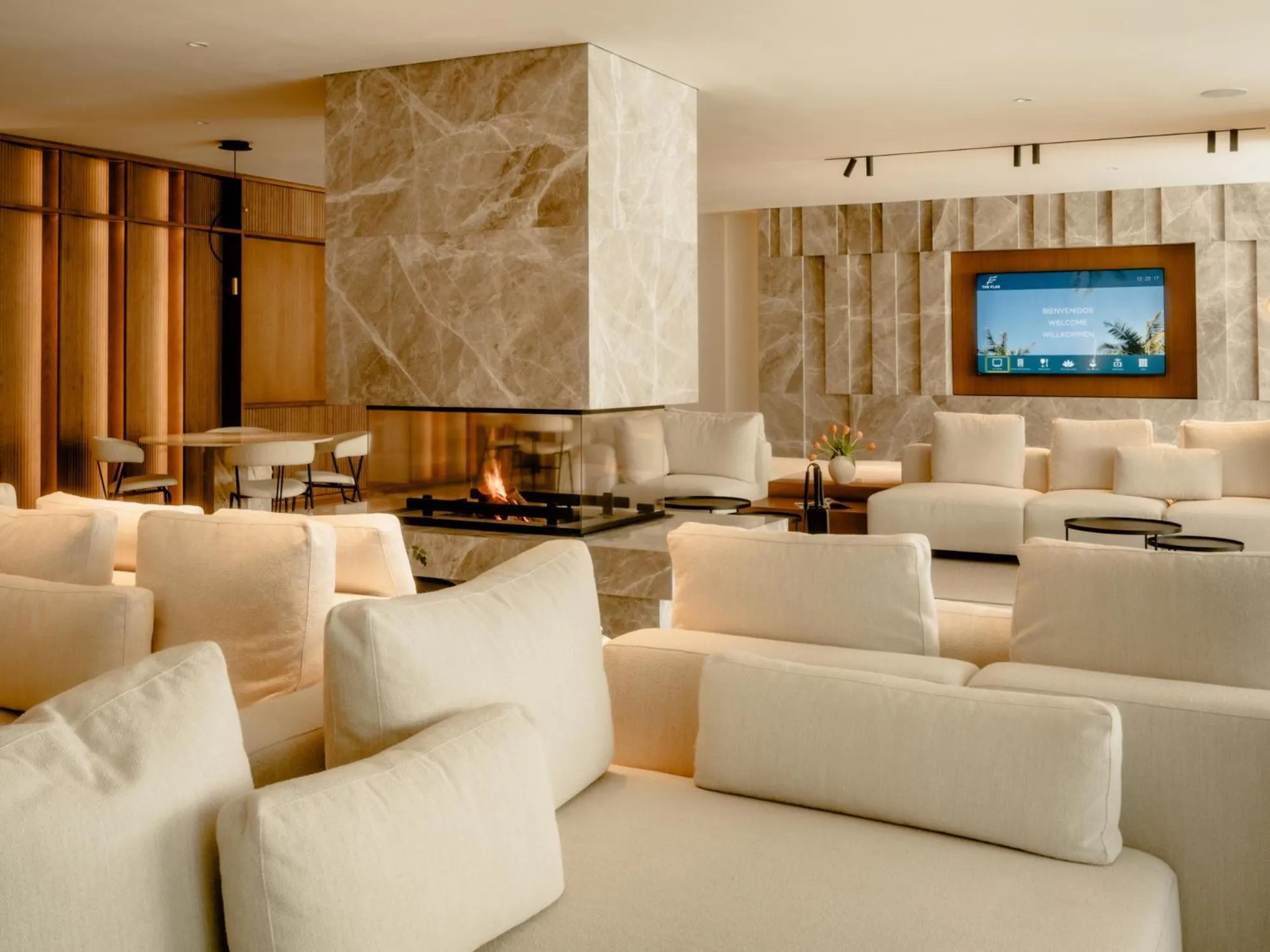 Communal lounge/ TV room in THE FLAG HOTEL Marbella, Estepona Adult Recommended