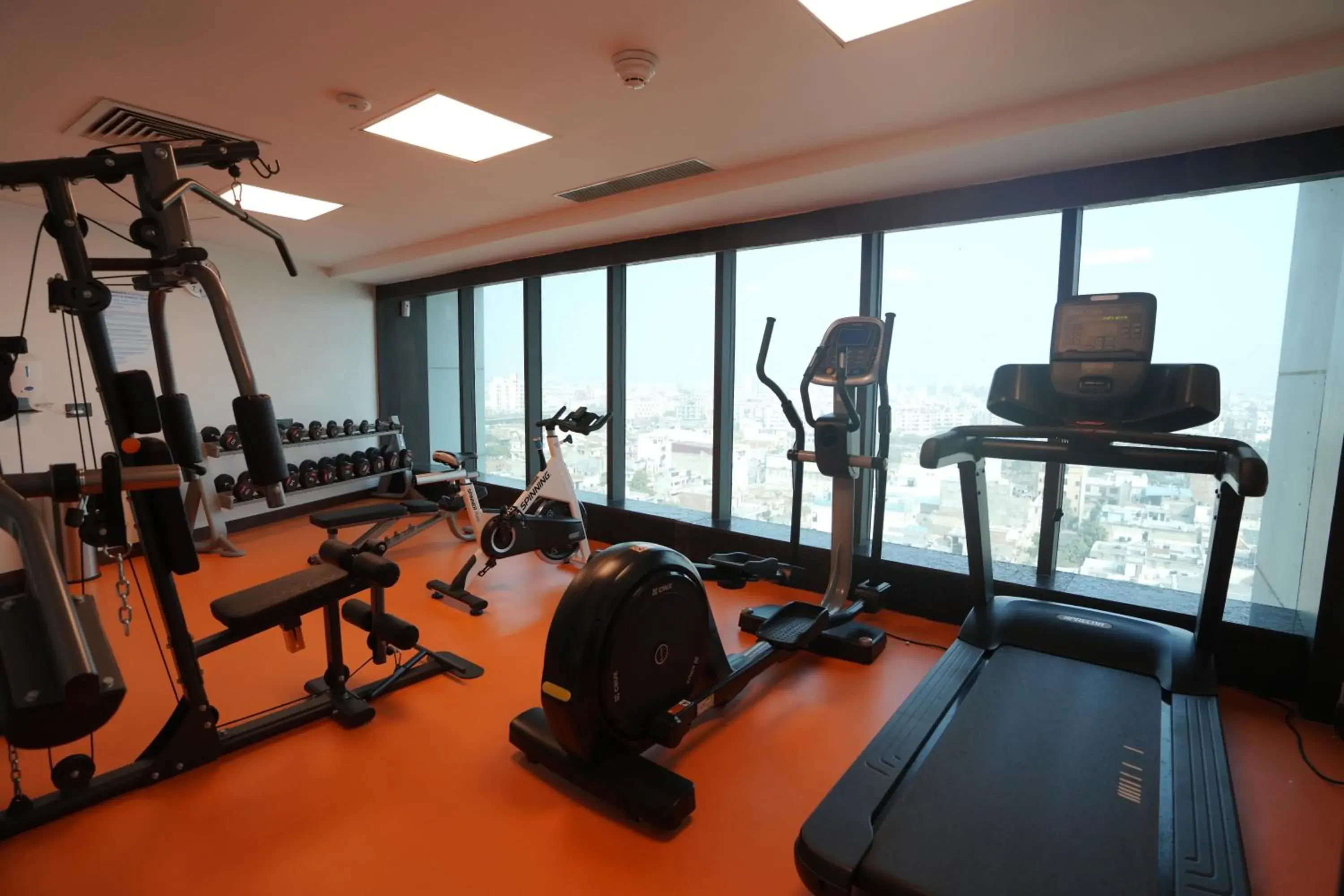 Fitness centre/facilities in Holiday Inn Express & Suites Jaipur Gopalpura by IHG Fitness centre/facilities in Holiday Inn Express & Suites Jaipur Gopalpura by IHG