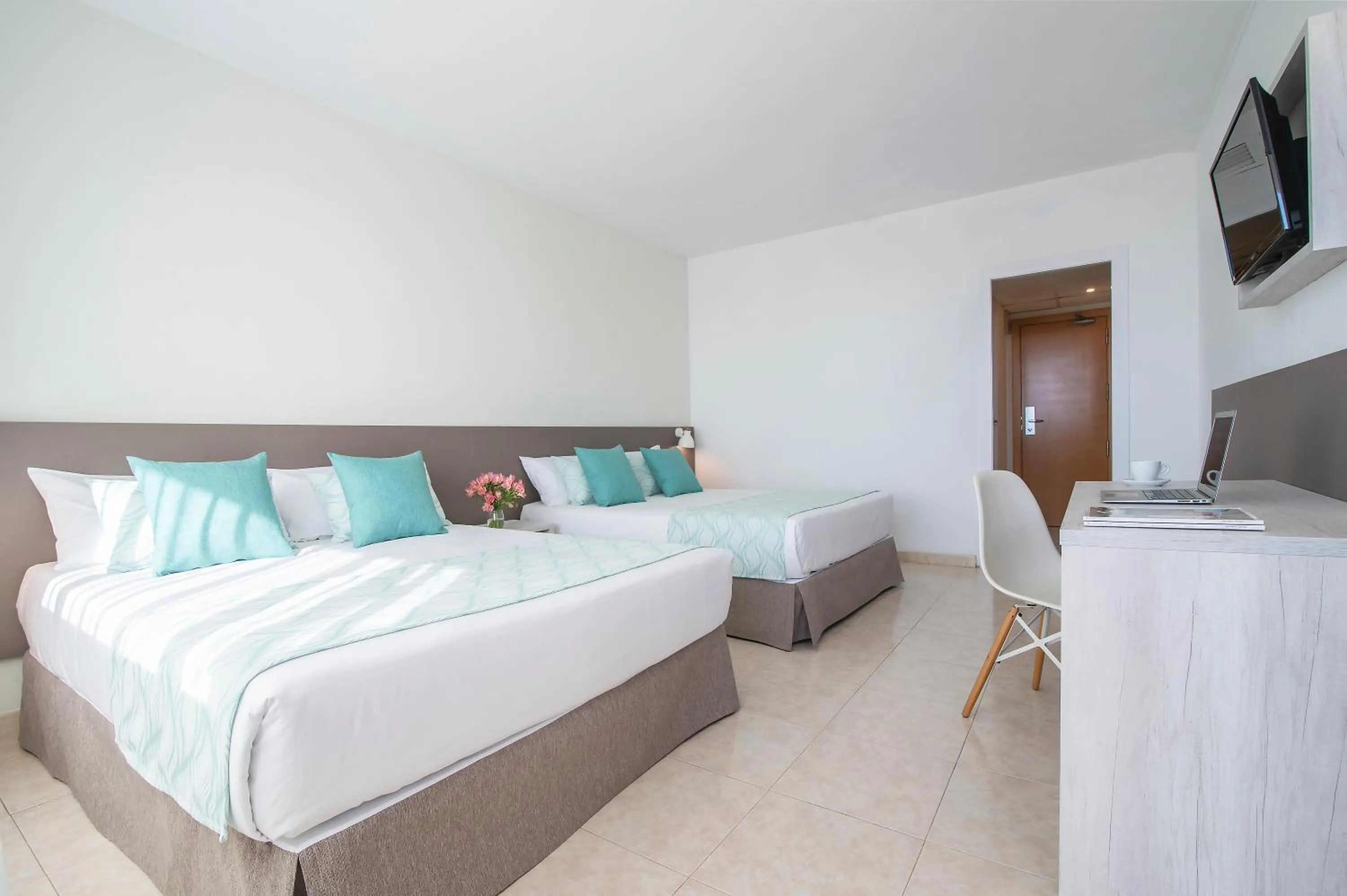 Bedroom, Bed in Hotel Lloret Santa Rosa by Pierre & Vacances