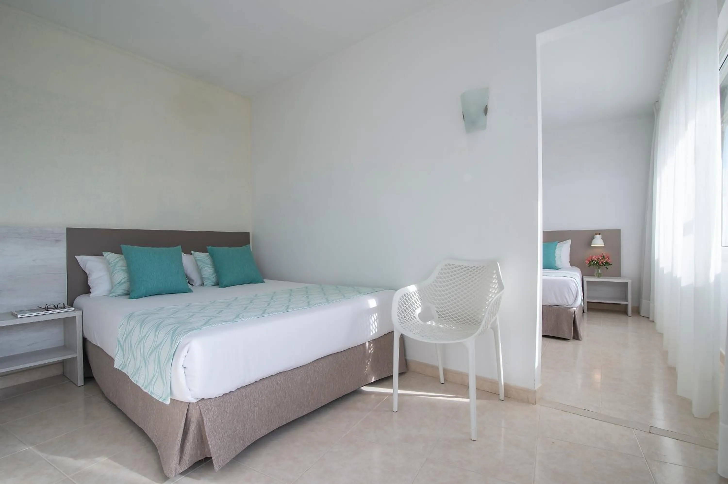 Bedroom, Bed in Hotel Lloret Santa Rosa by Pierre & Vacances