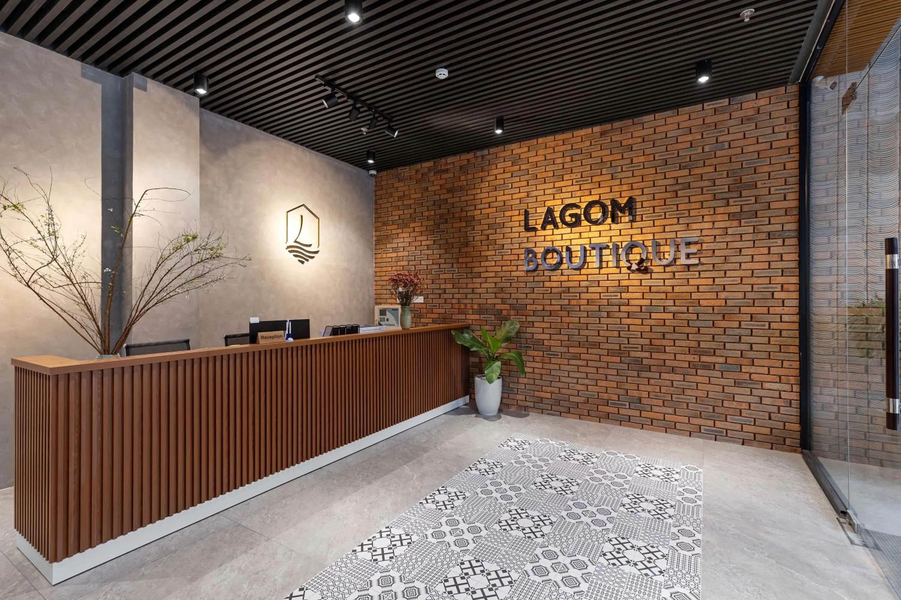 Lobby or reception in Lagom Boutique Hotel Da Nang