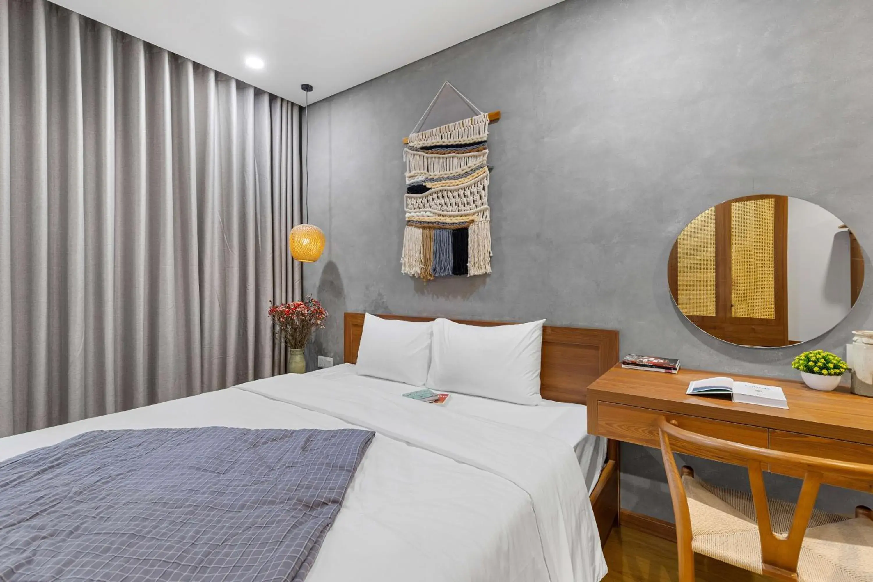 Bedroom, Bed in Lagom Boutique Hotel Da Nang Bedroom, Bed in Lagom Boutique Hotel Da Nang