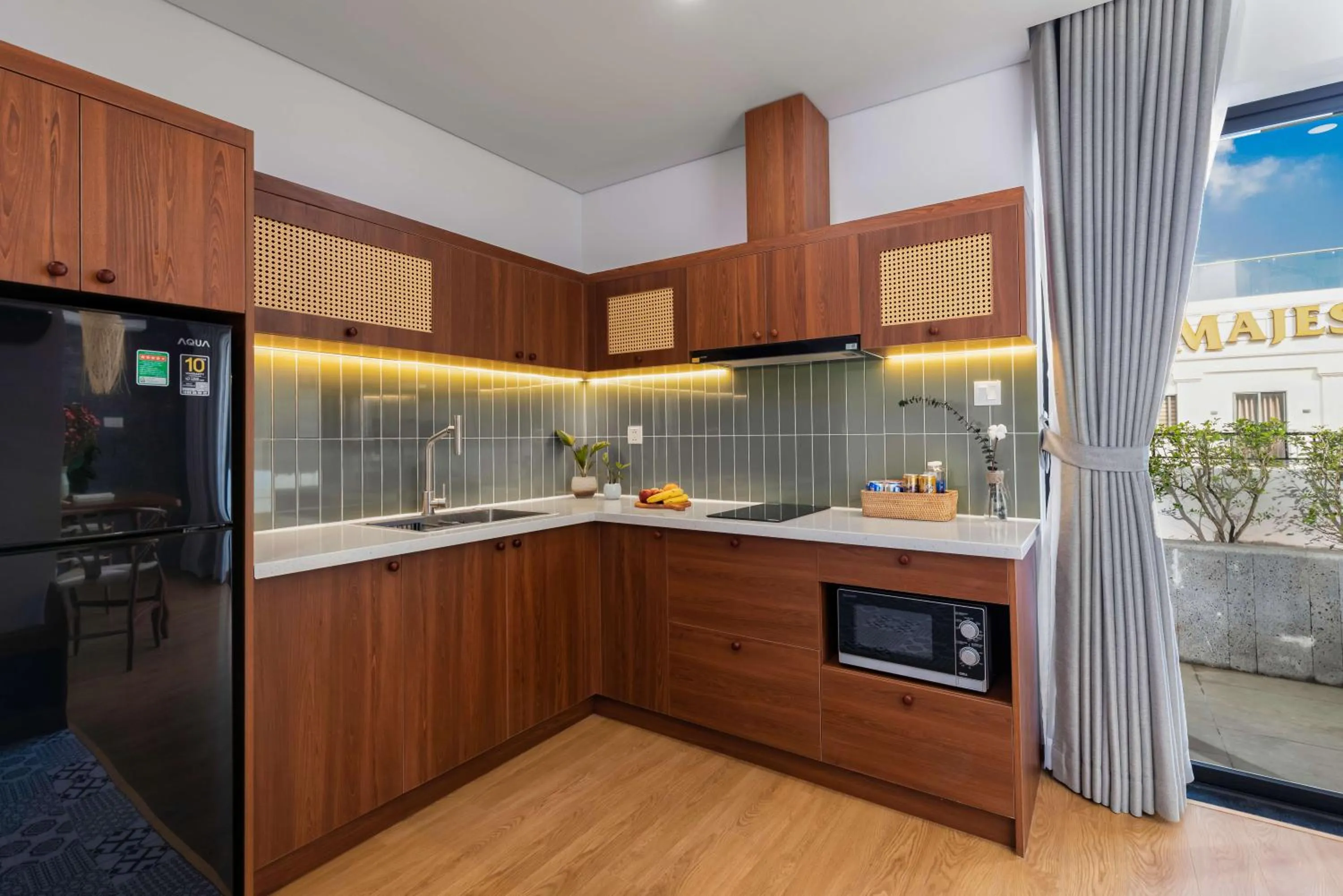 kitchen in Lagom Boutique Hotel Da Nang