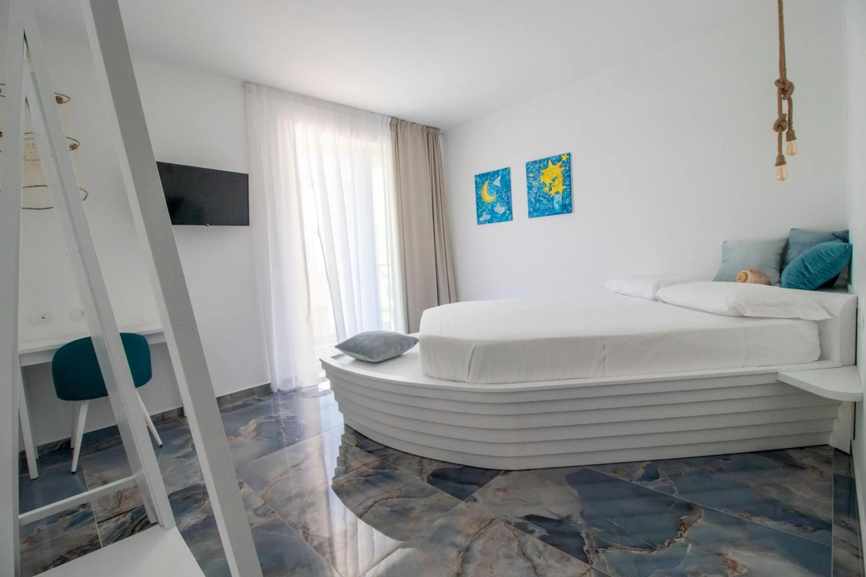 Bed in Hotel Arte Mare