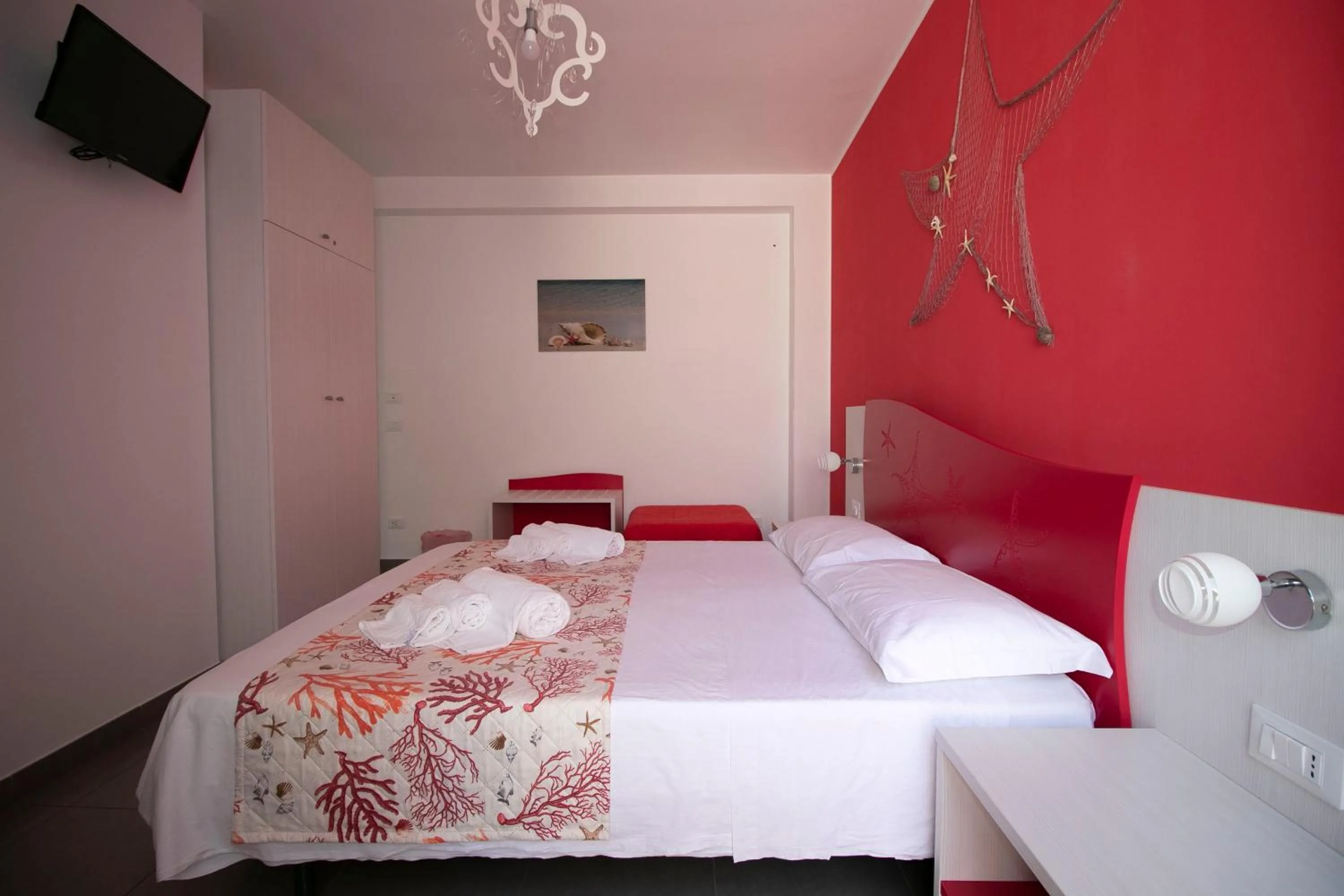 Bed in Hotel Arte Mare