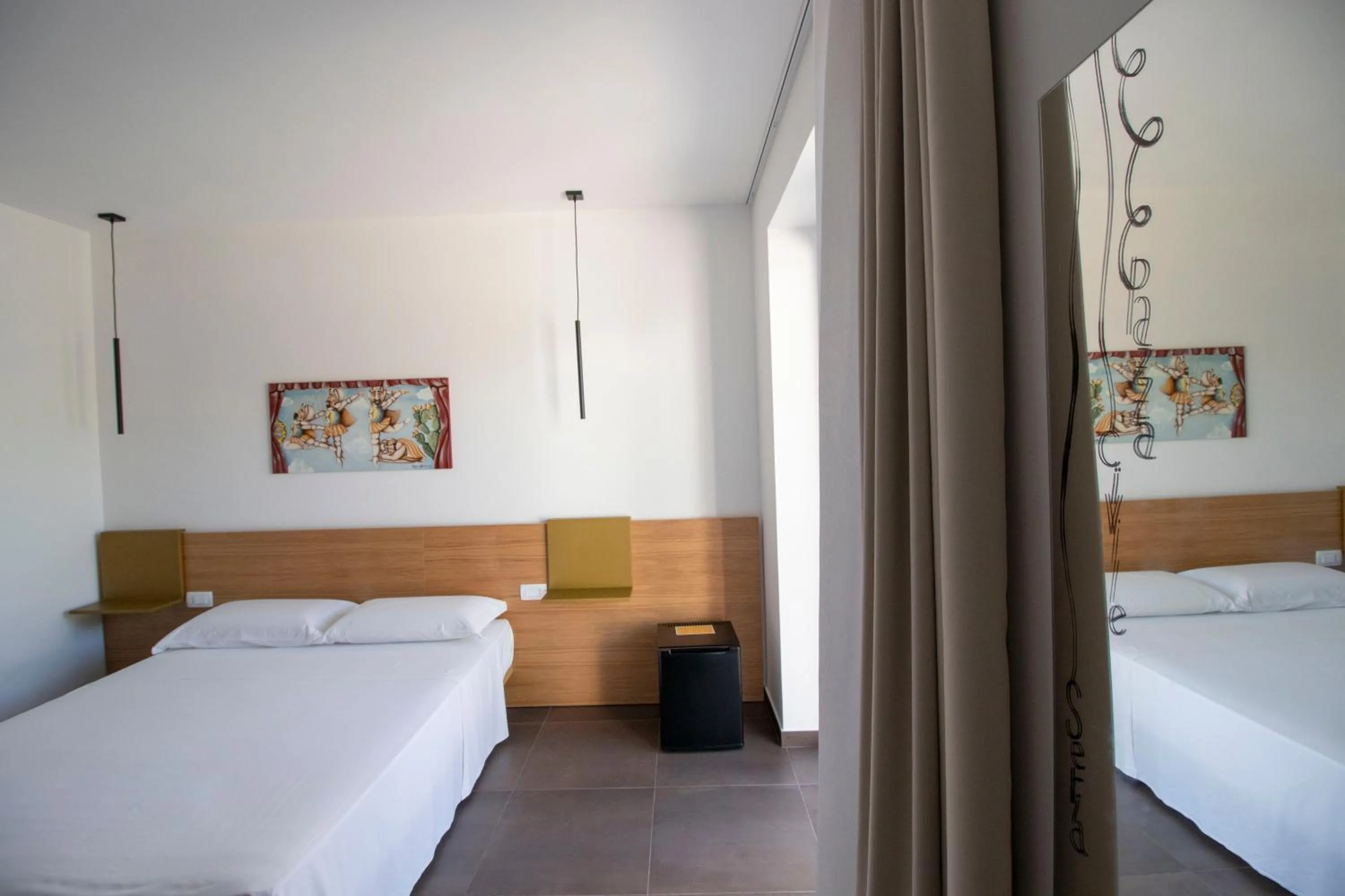 Bed in Hotel Arte Mare