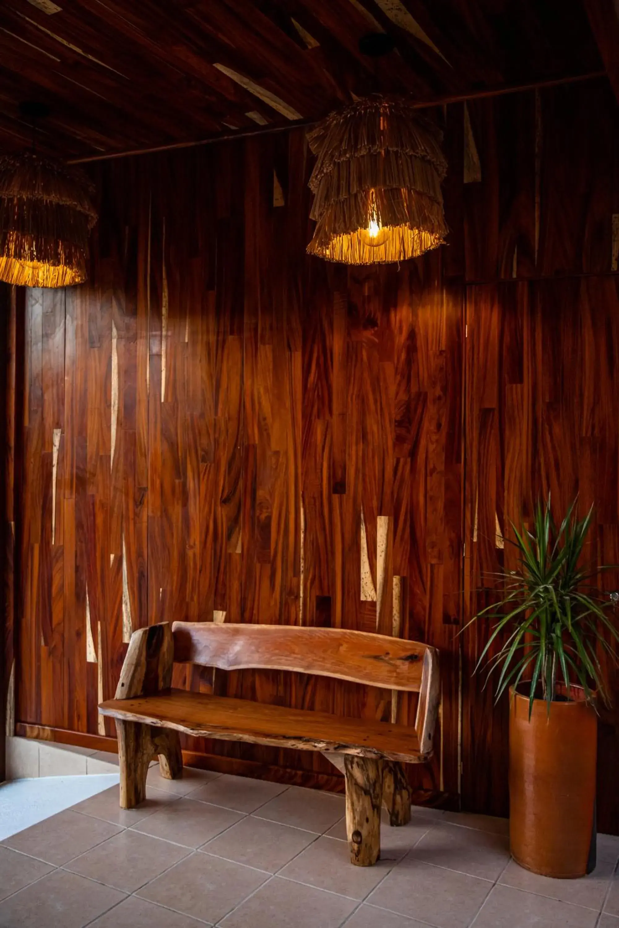 Living room in Hotel Santa Cruz Punta Zicatela Living room in Hotel Santa Cruz Punta Zicatela