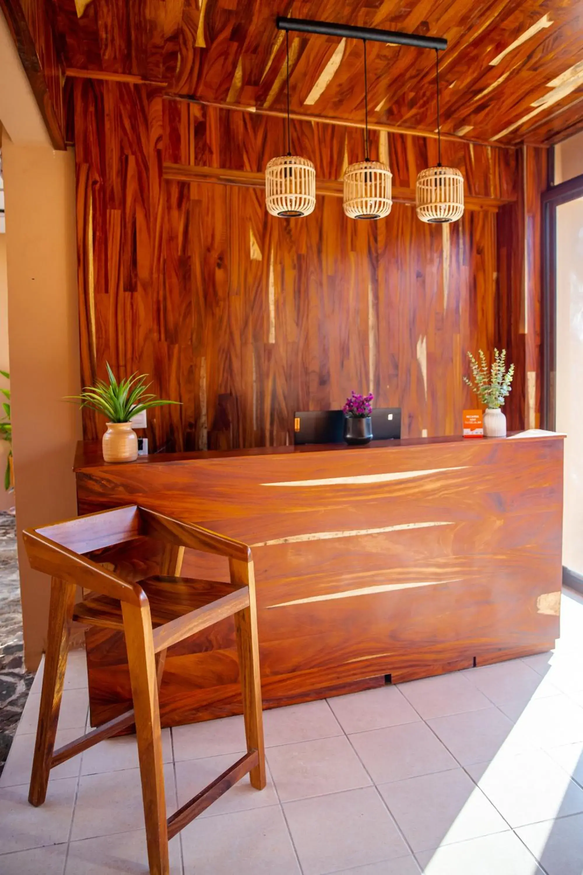 Lobby or reception in Hotel Santa Cruz Punta Zicatela Lobby or reception in Hotel Santa Cruz Punta Zicatela