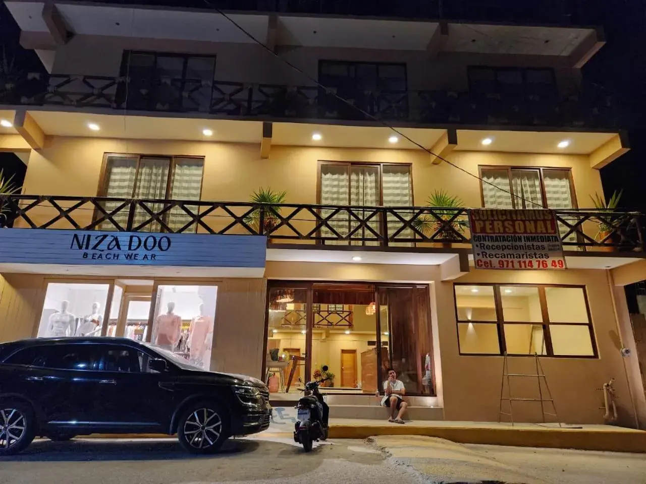 Property building in Hotel Santa Cruz Punta Zicatela Property building in Hotel Santa Cruz Punta Zicatela