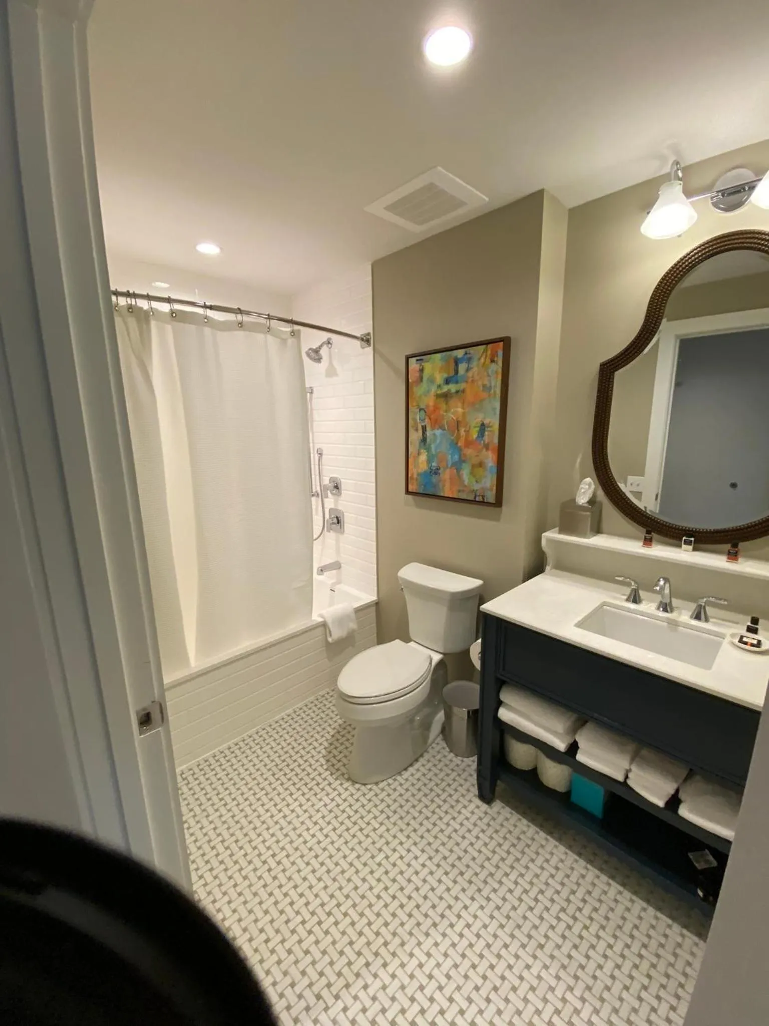 Bathroom in The Shepherd Hotel Downtown Clemson