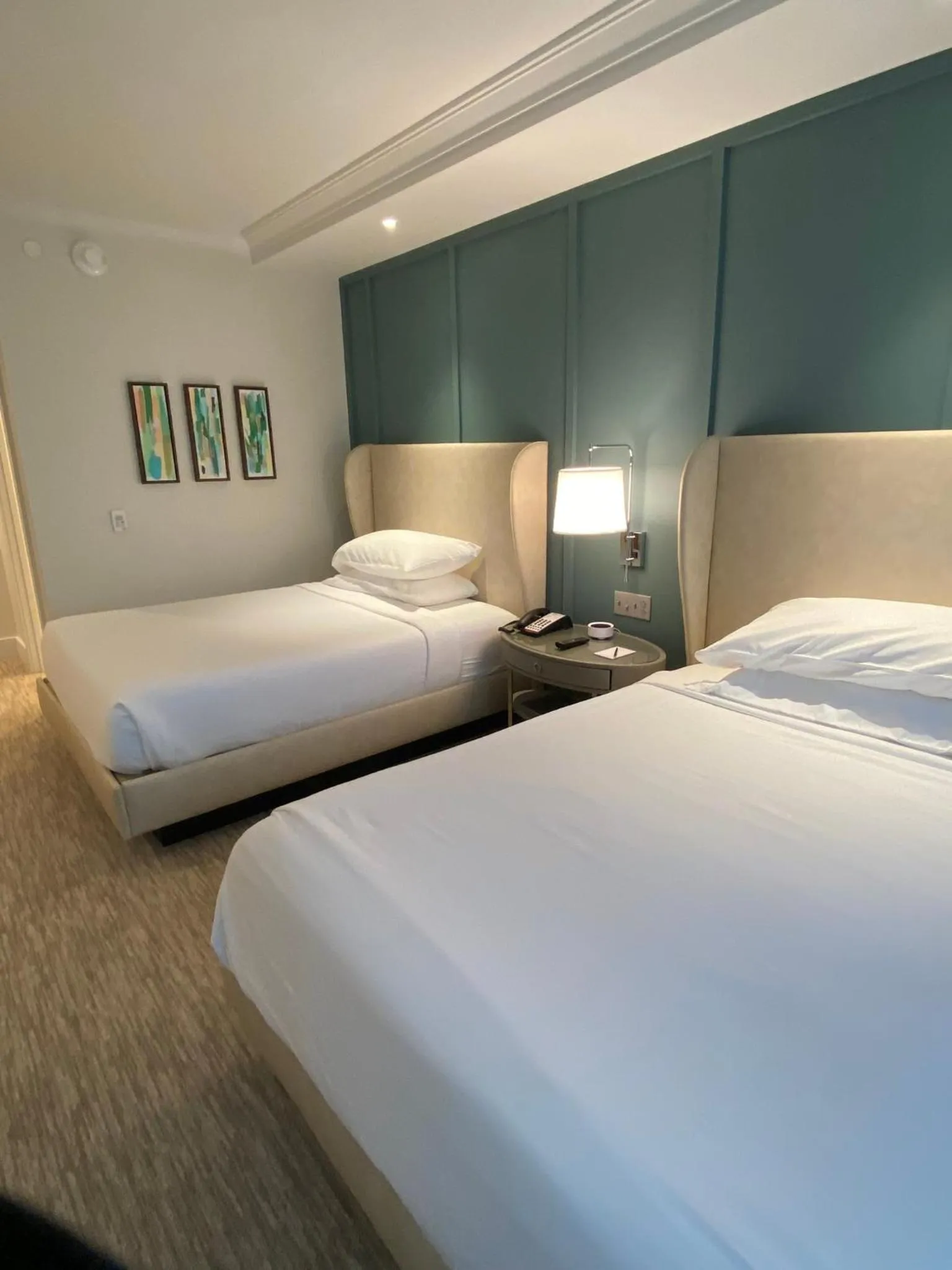 Bed in The Shepherd Hotel Downtown Clemson