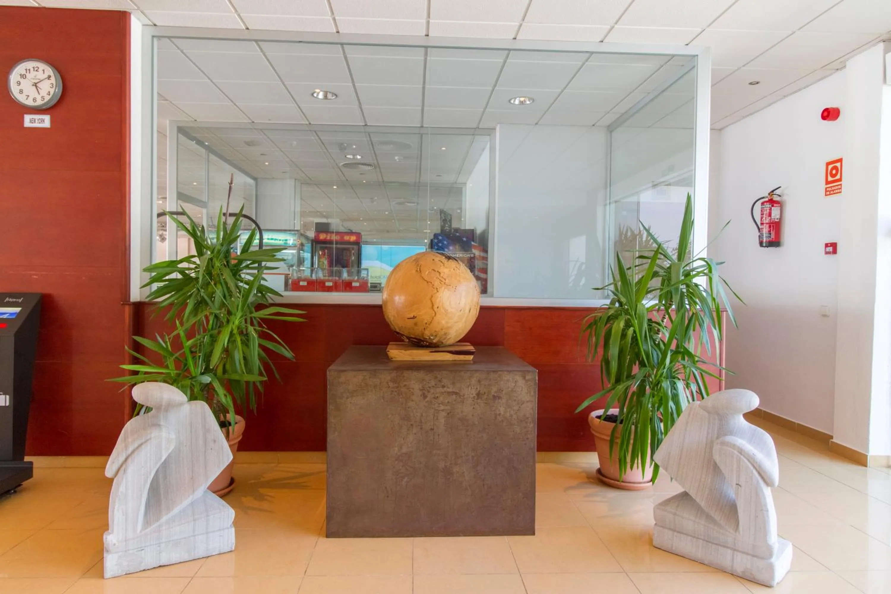 Lobby or reception in Hotel Caribe