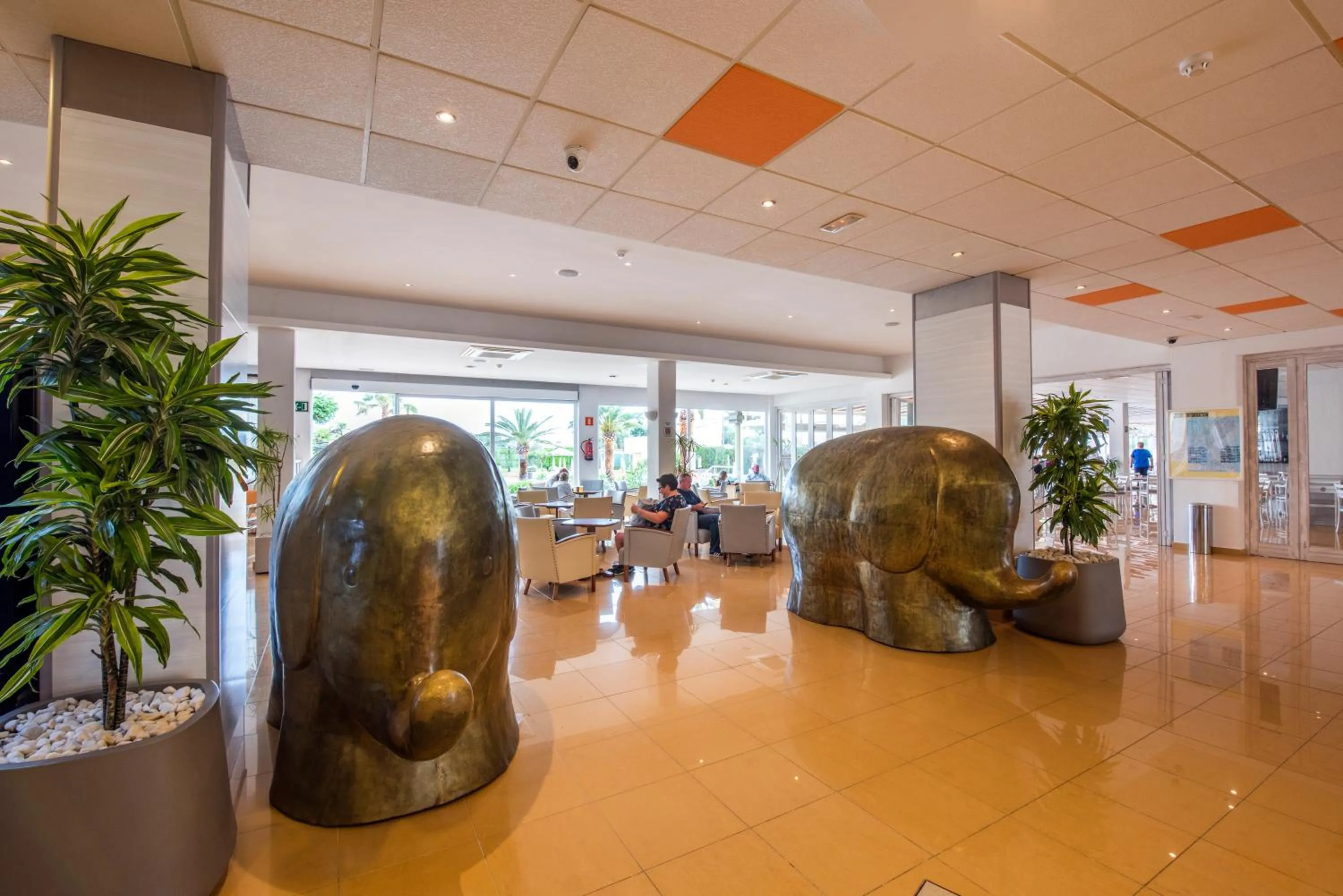 Lobby or reception in Hotel Caribe