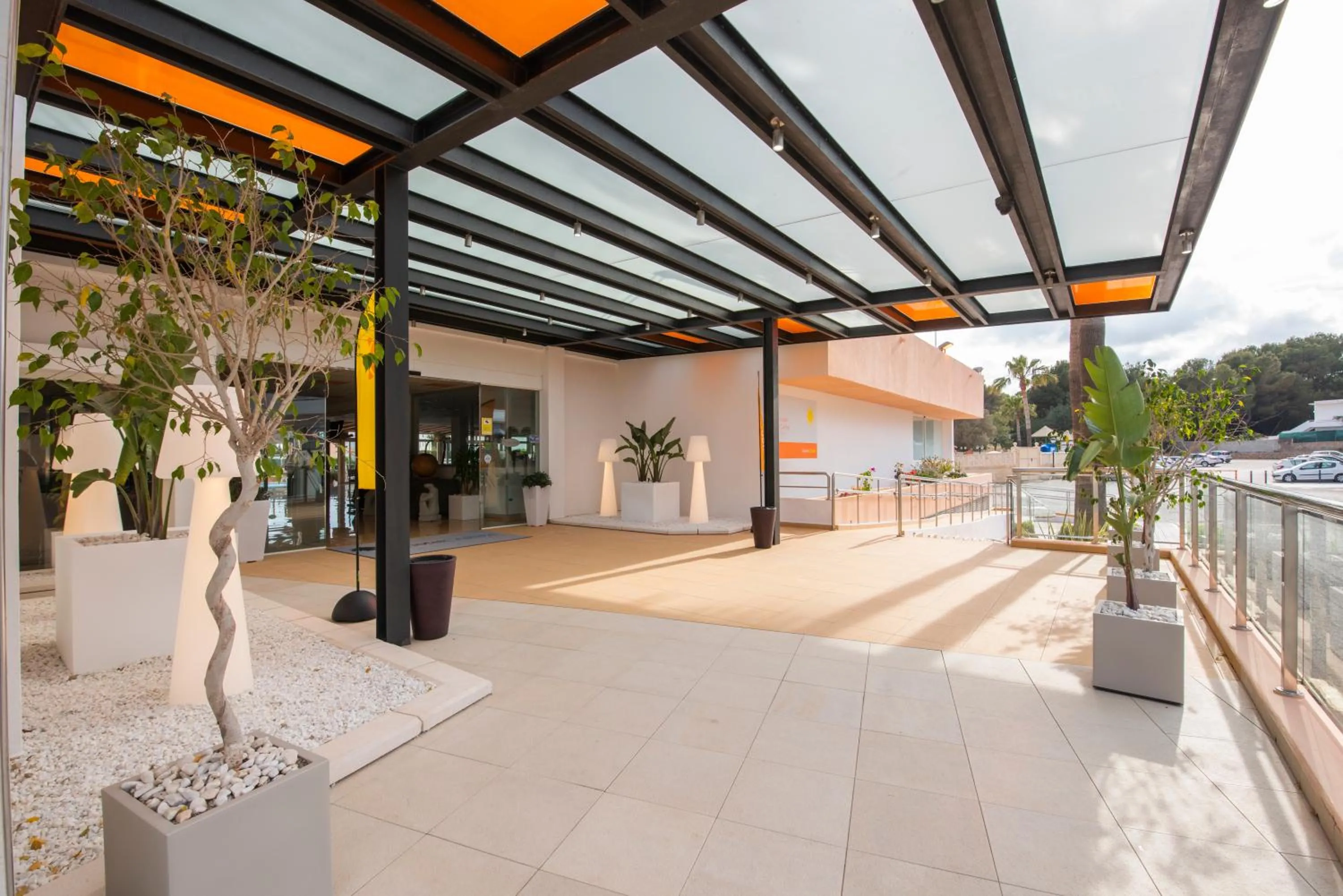 Lobby or reception in Hotel Caribe
