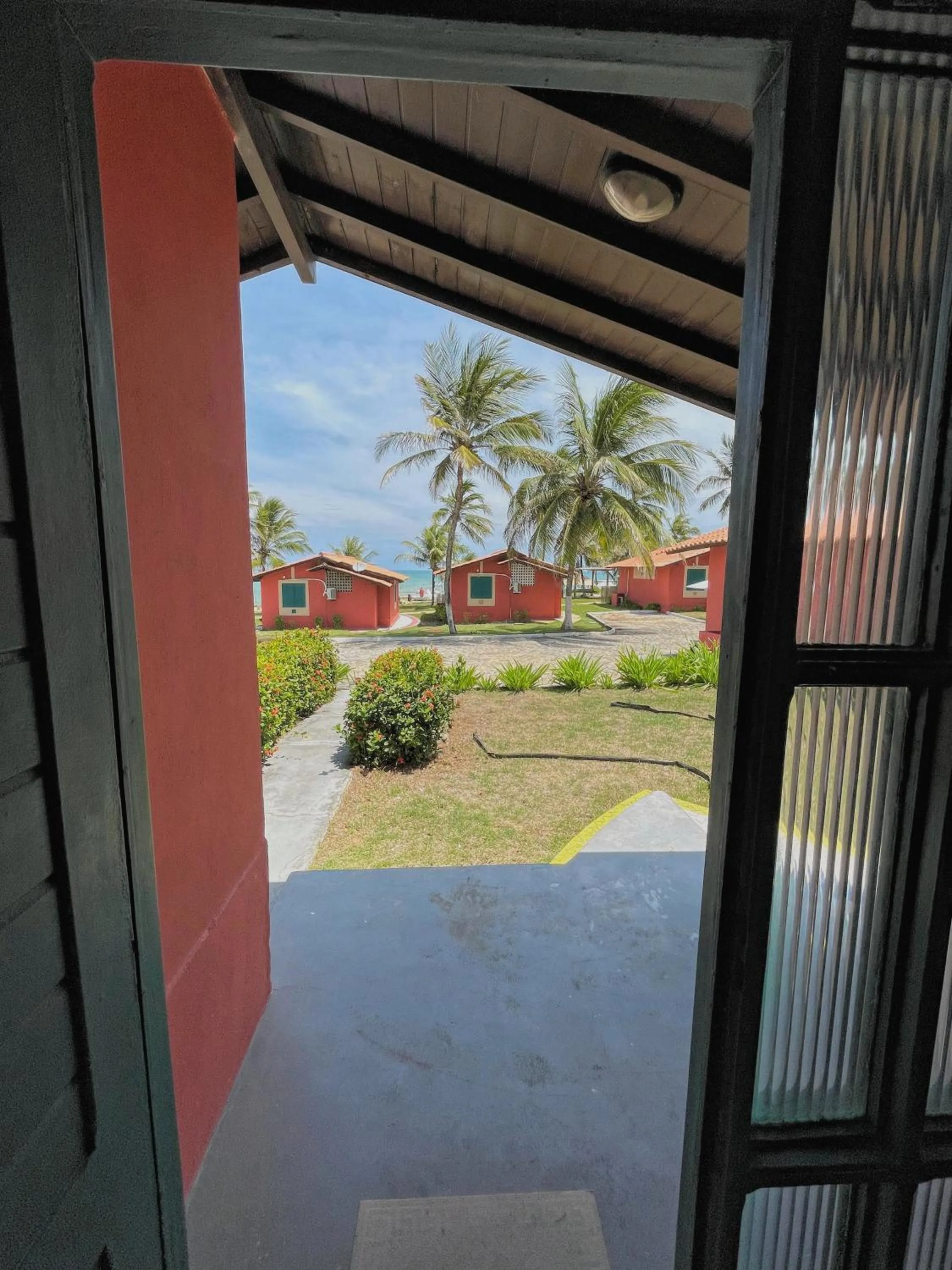 Garden view in Pousada Paradise