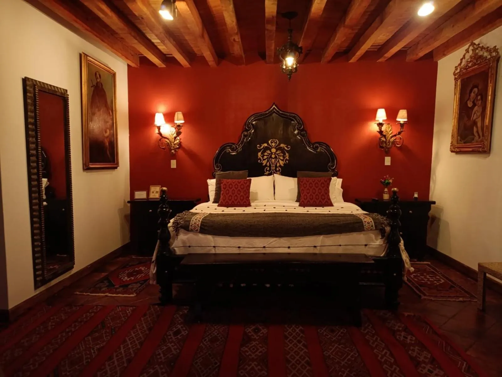 Bed in El Edén Hotel Boutique