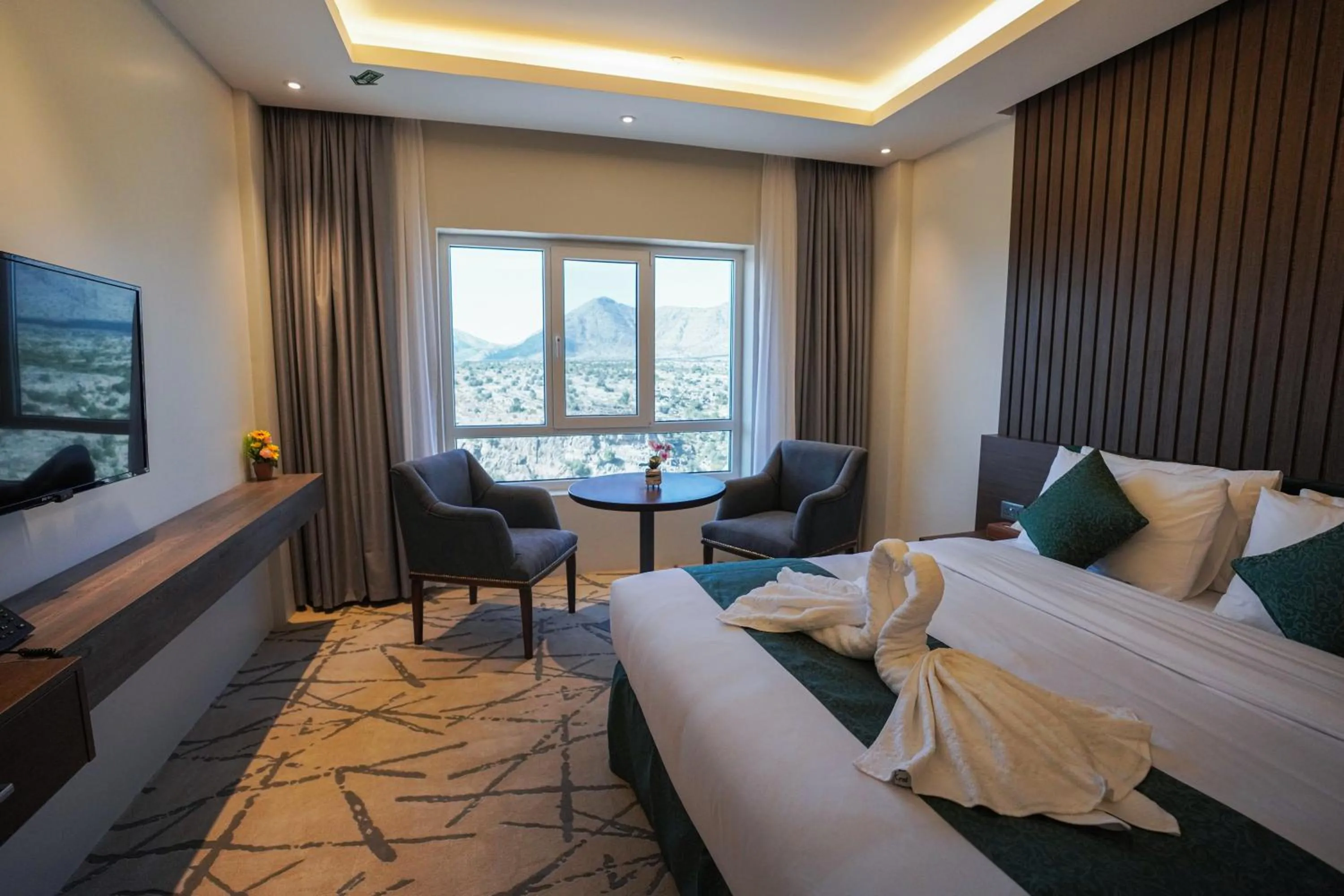 Bed in Green View Hotel, Jabal Akhdar