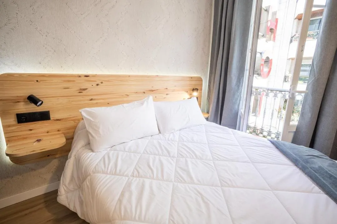 Bed in Hotel Nautico