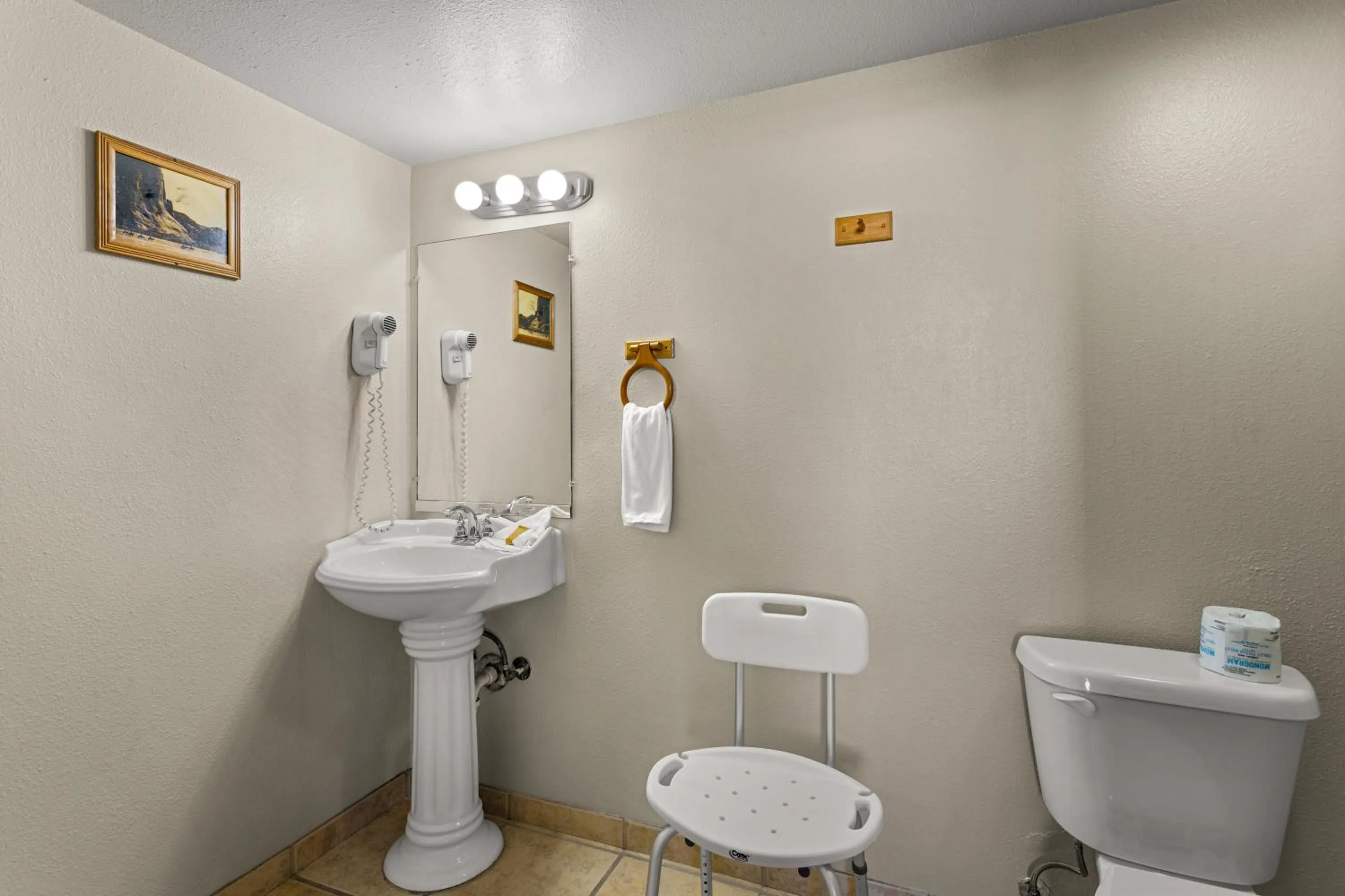 Toilet in Americas Best Value Inn Gallup