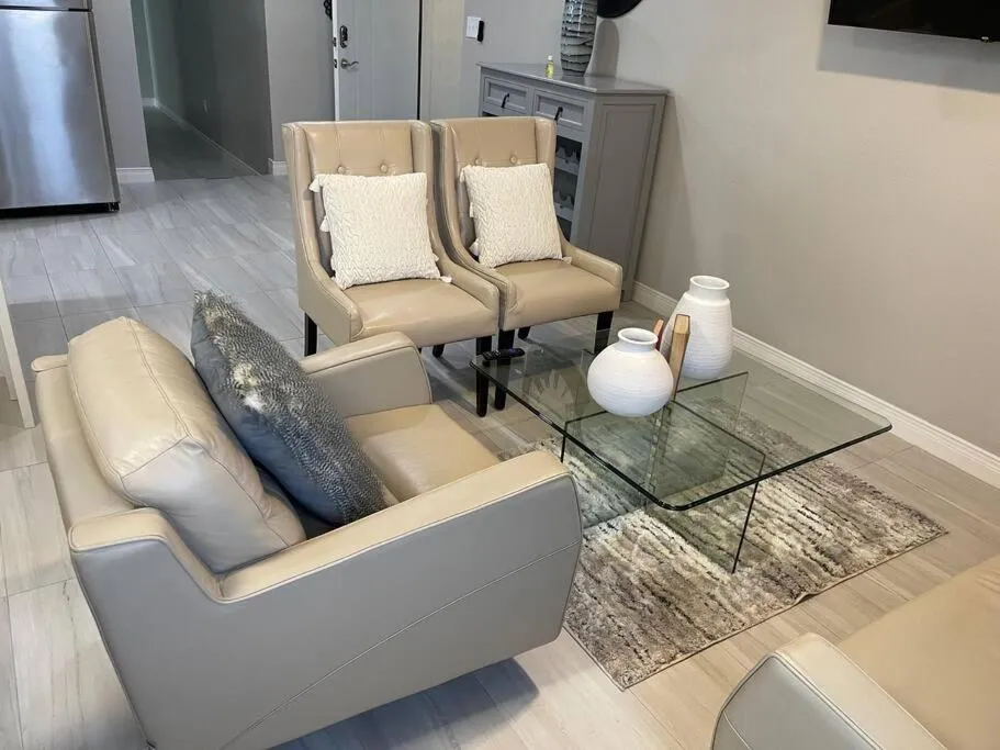 Living room in My Cozy Duplex B in the heart of West Side