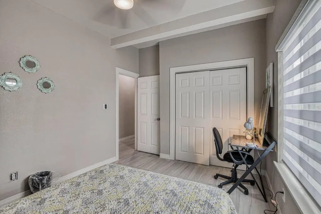 Bed in My Cozy Duplex B in the heart of West Side