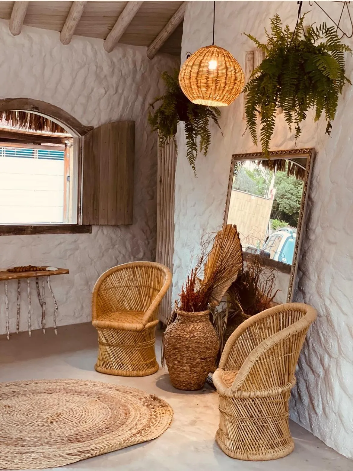 Seating area in Pousada Villa Cacau