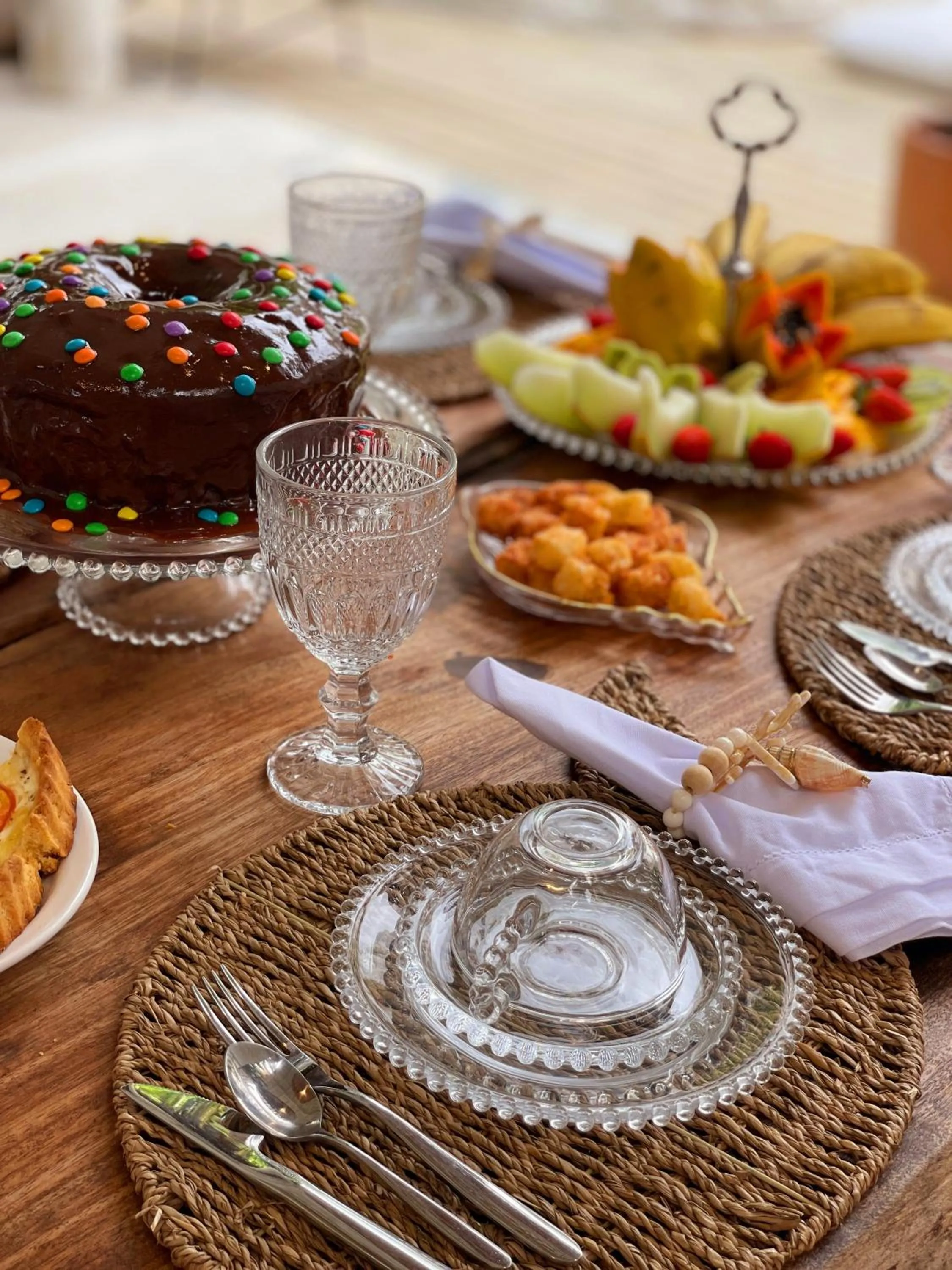 Breakfast in Pousada Villa Cacau