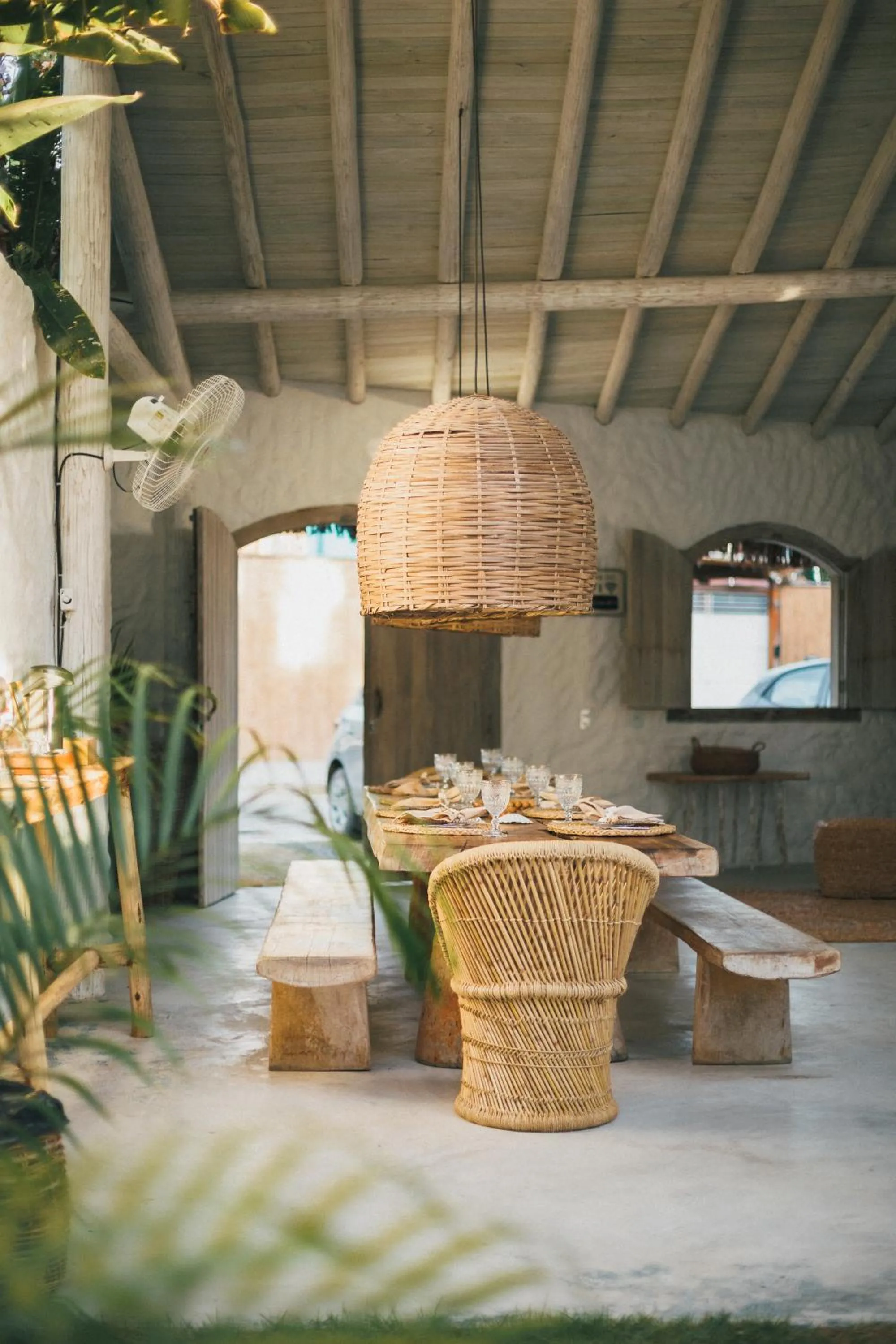 Dining area in Pousada Villa Cacau