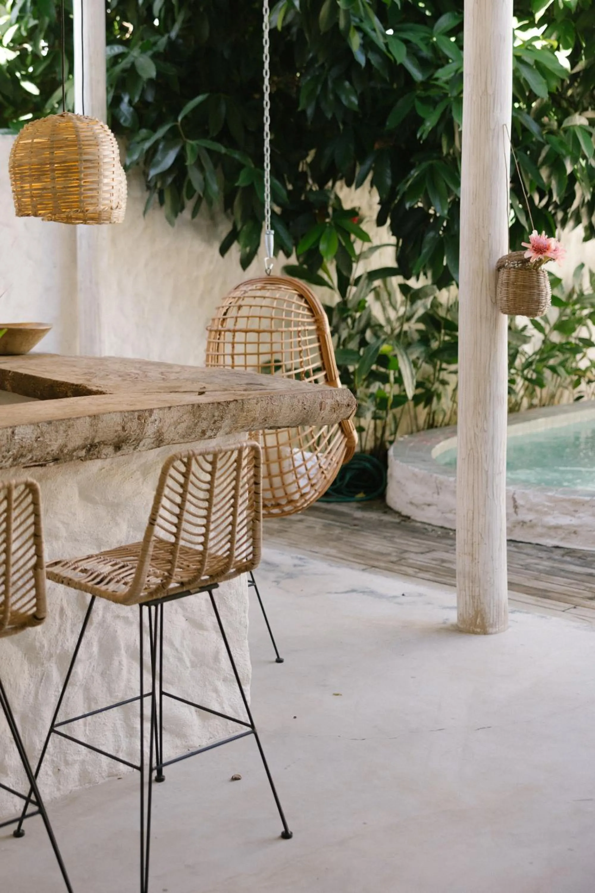 Patio in Pousada Villa Cacau