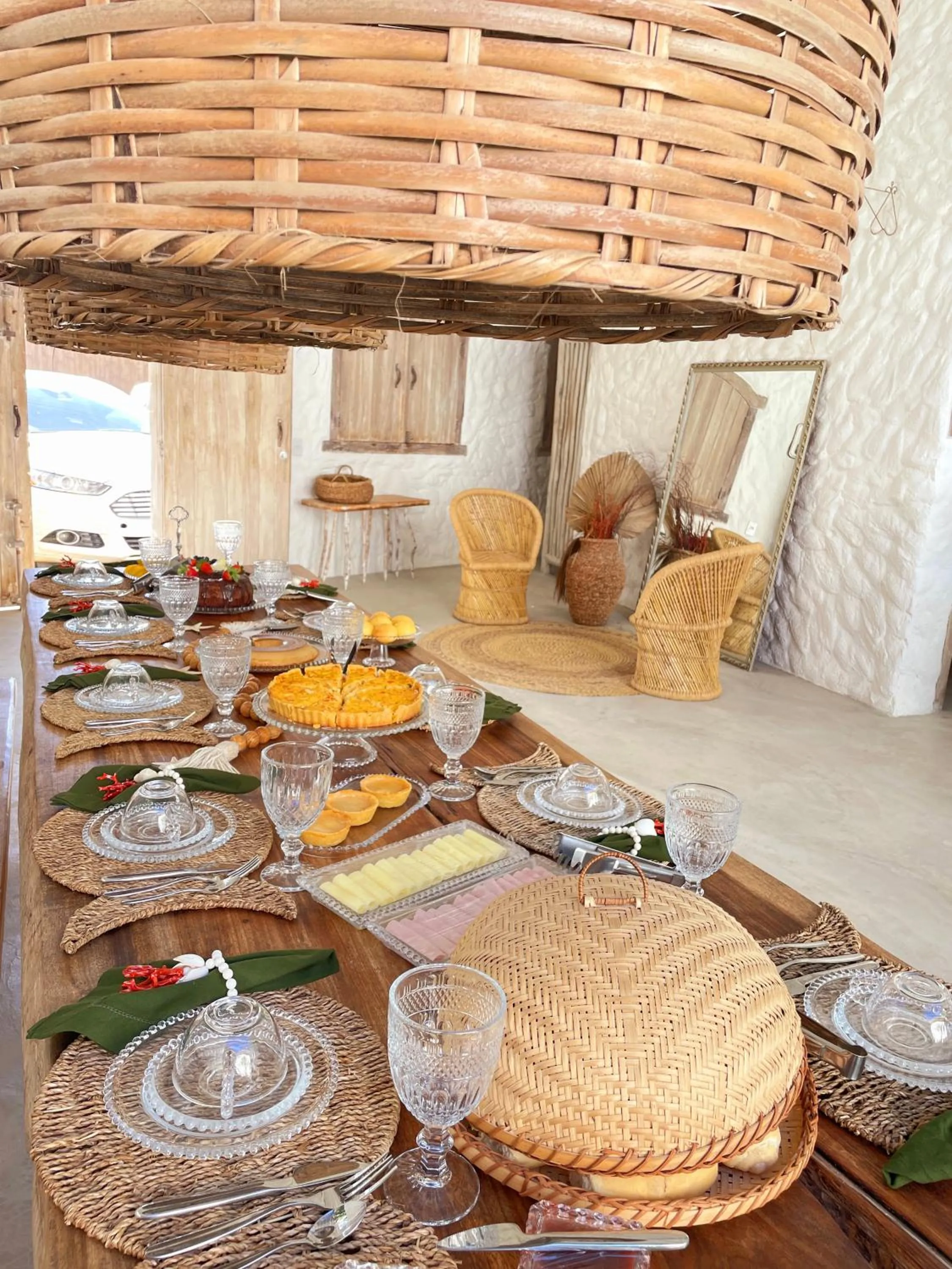 Breakfast in Pousada Villa Cacau