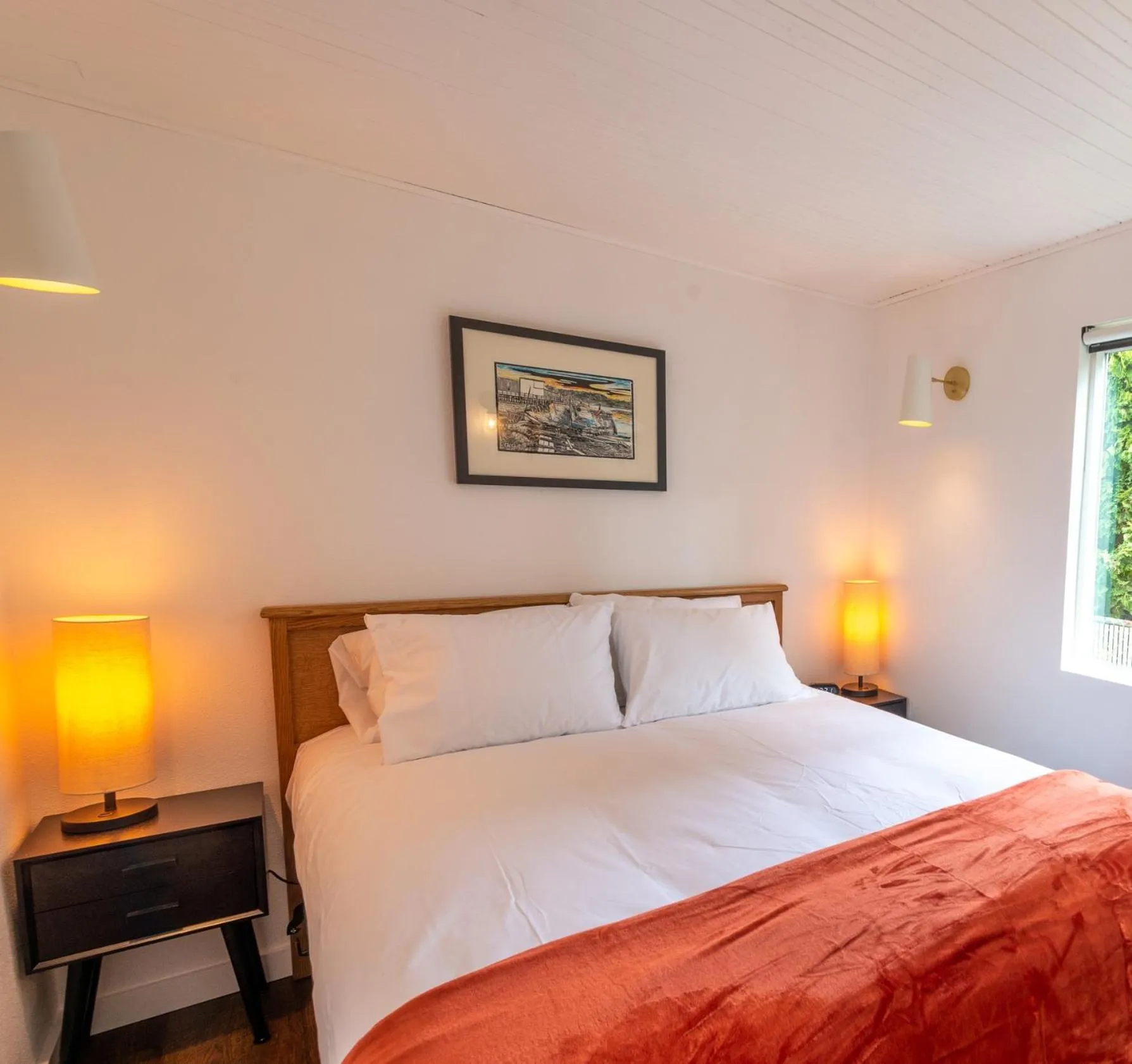 Bed in The Seaview Cottages