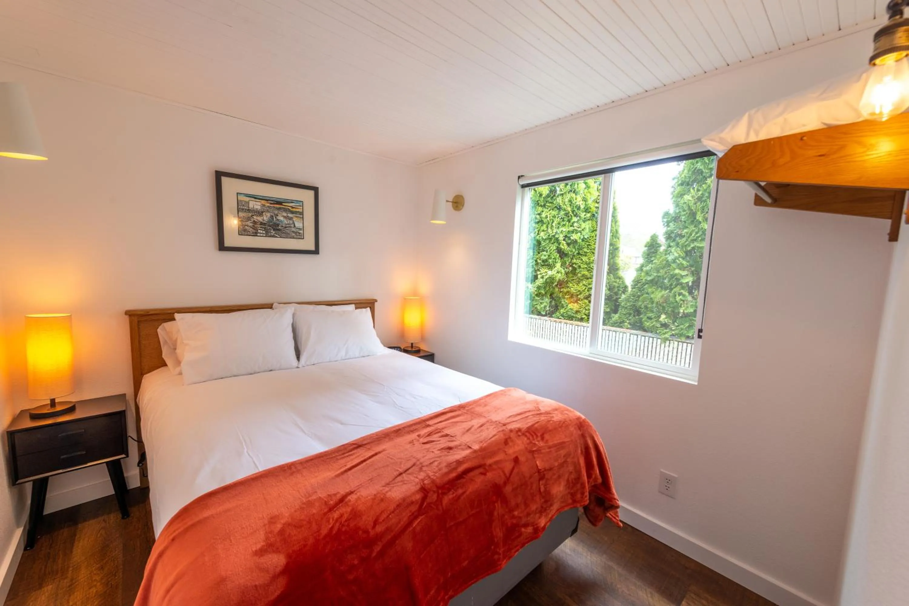 Bed in The Seaview Cottages