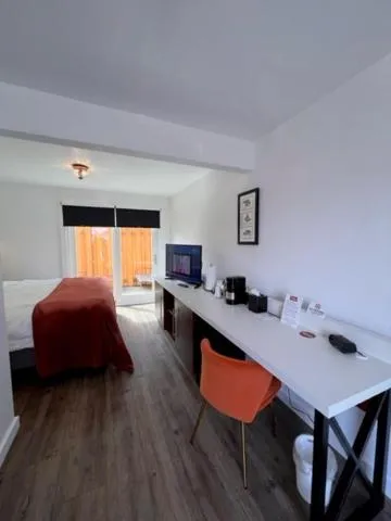 Bed in The Seaview Cottages