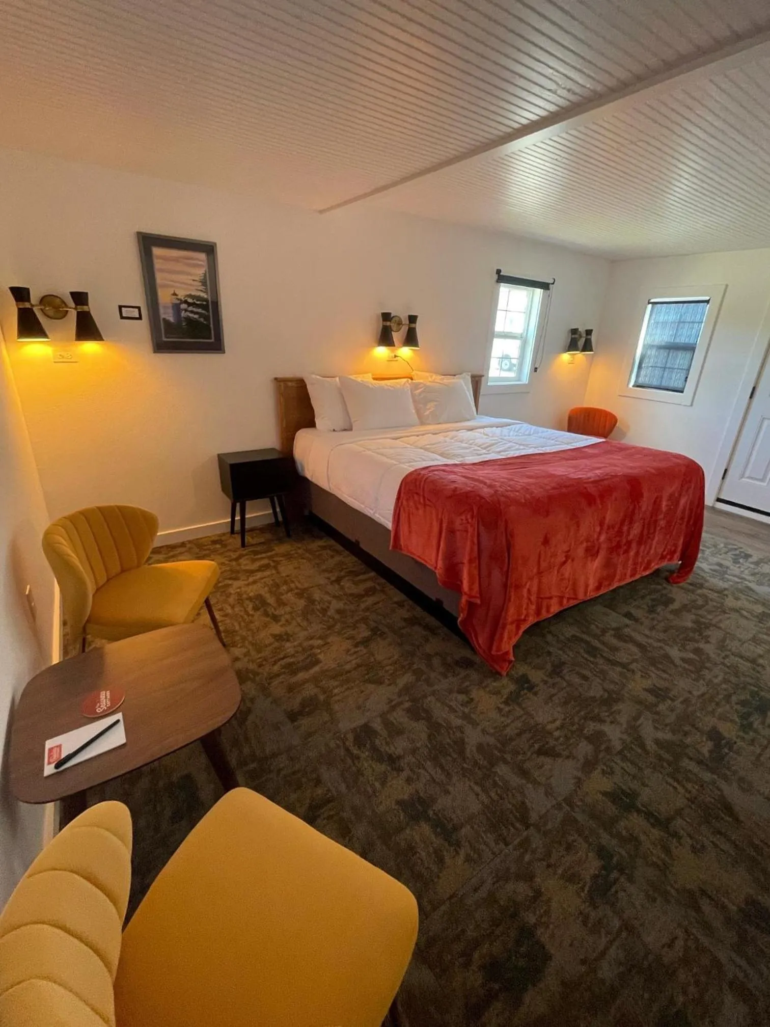 Bed in The Seaview Cottages