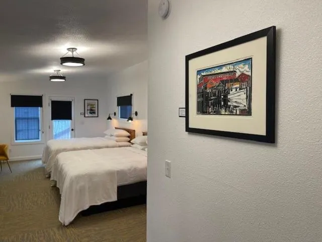 Bed in The Seaview Cottages