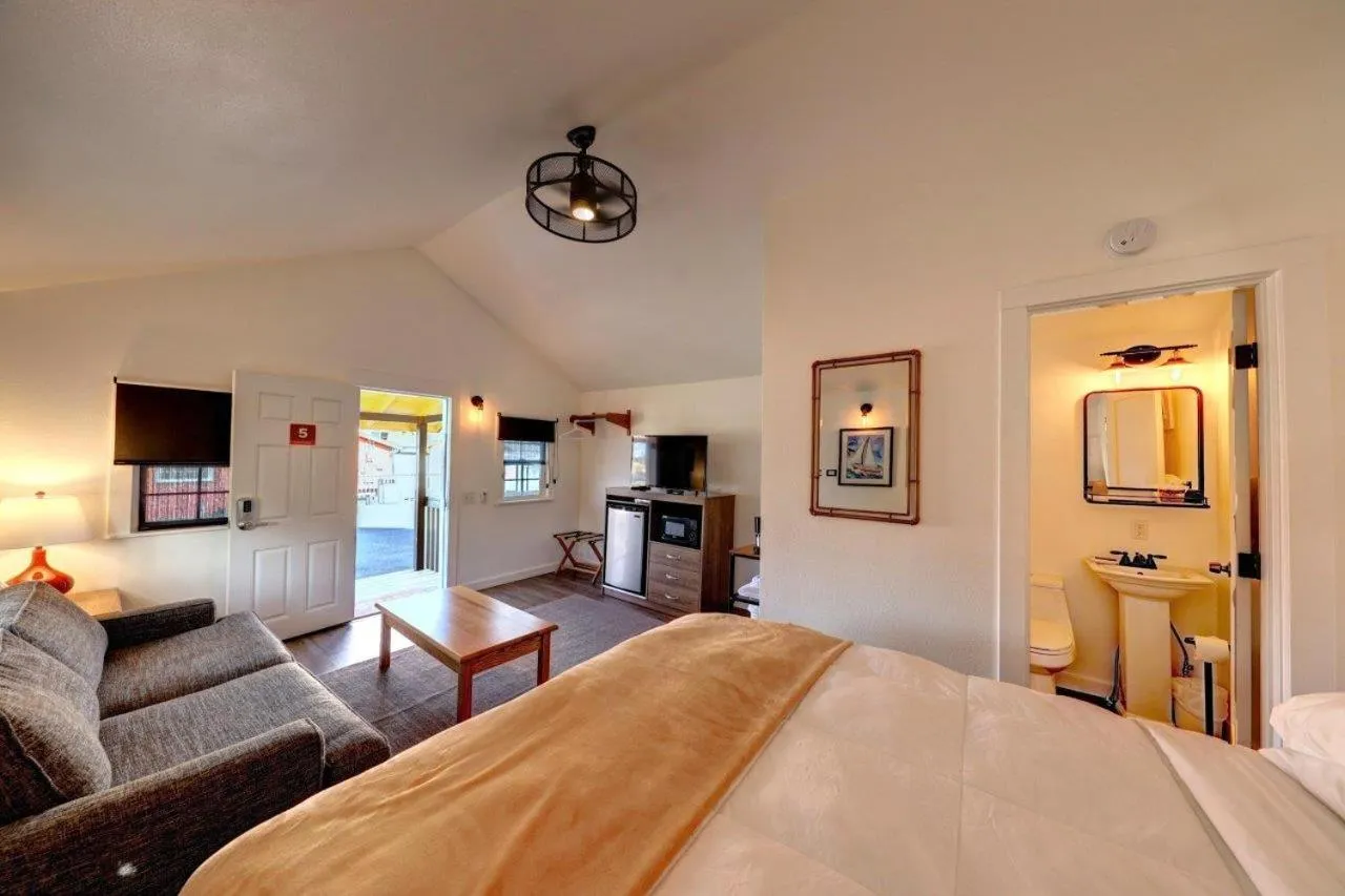 Bed in The Seaview Cottages