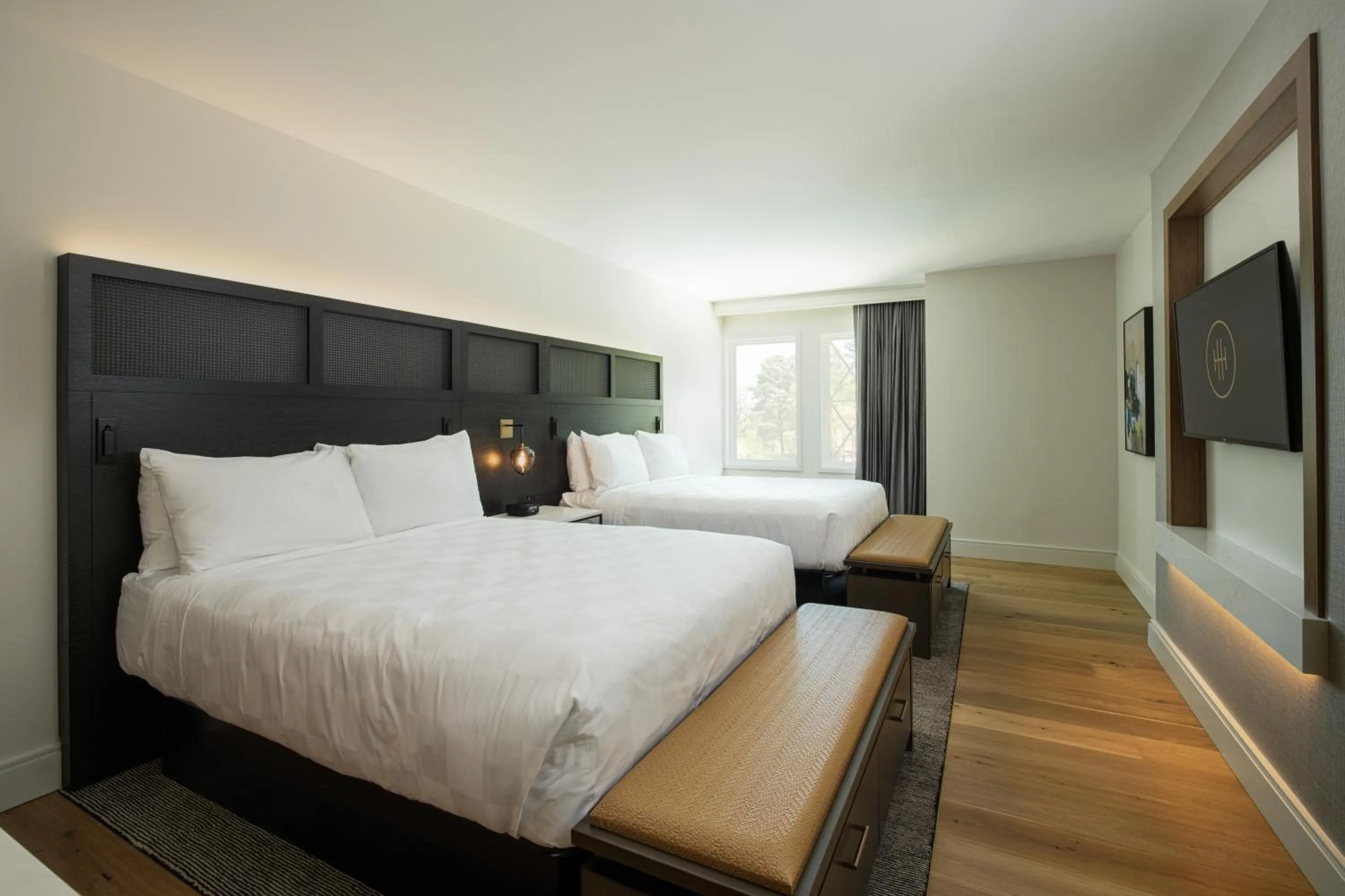 Bed in Hotel Hartness