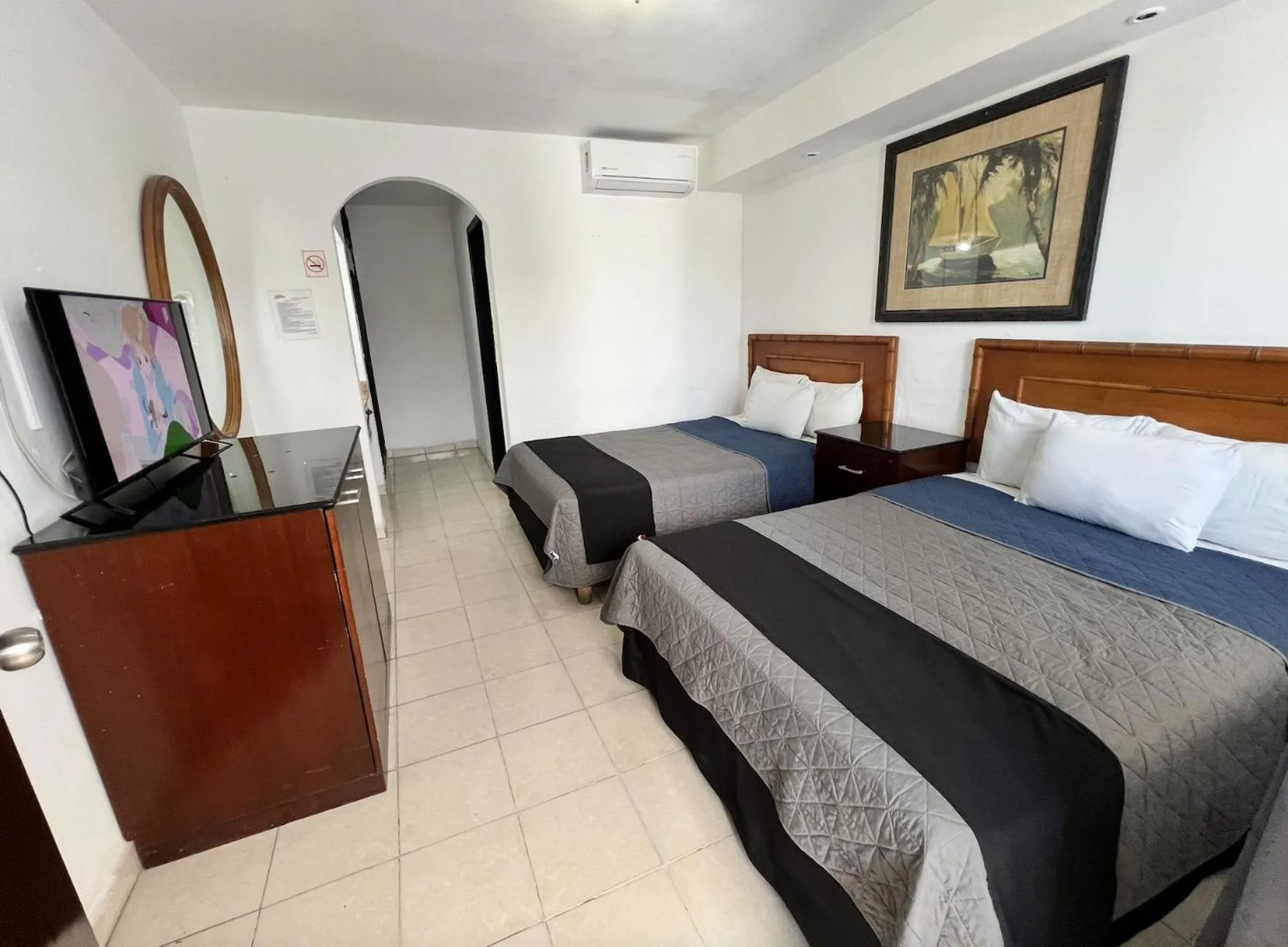 Bed in Hotel Zona Dorada