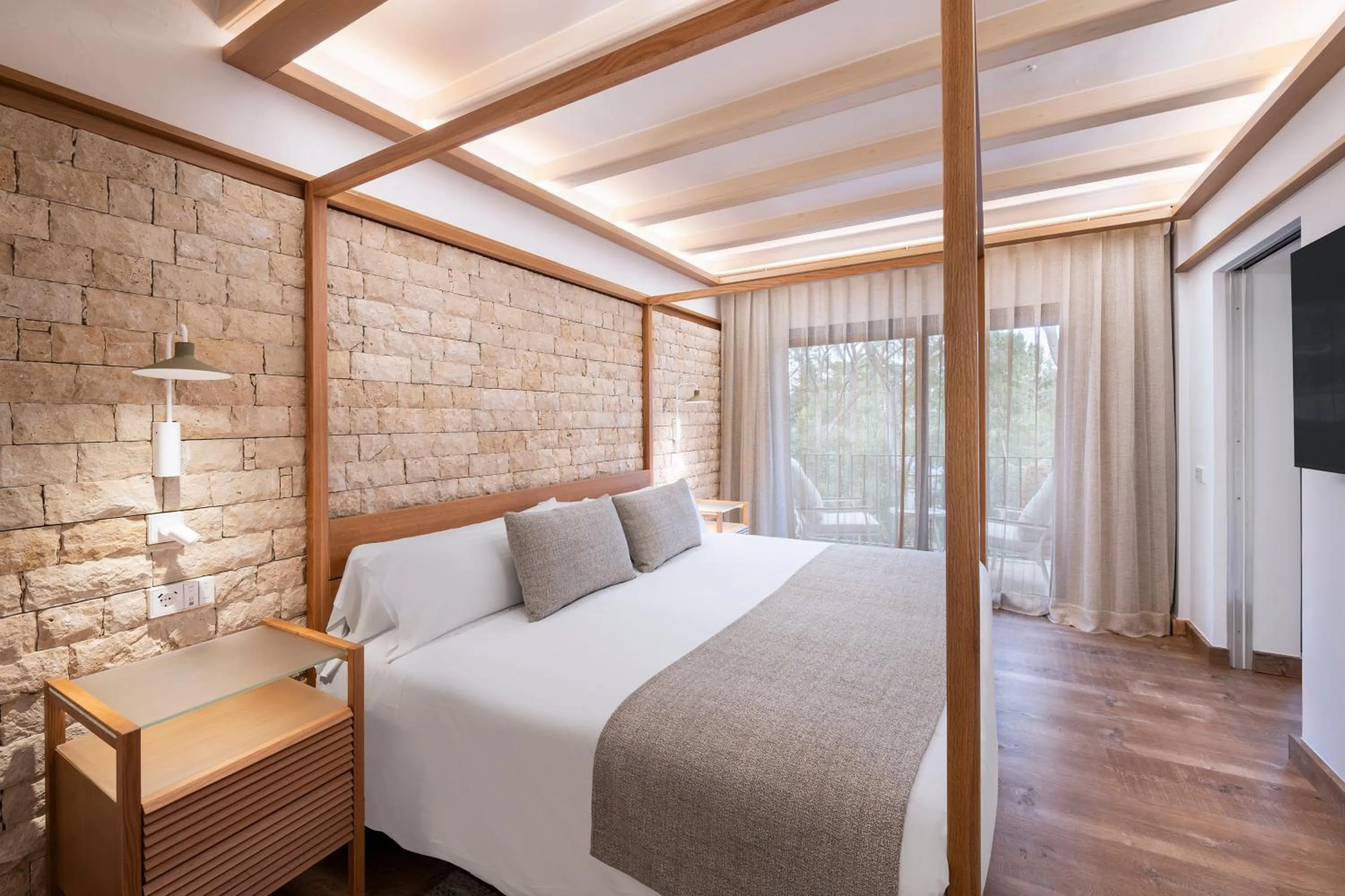 Bed in Hotel Cala del Pi - Adults Only