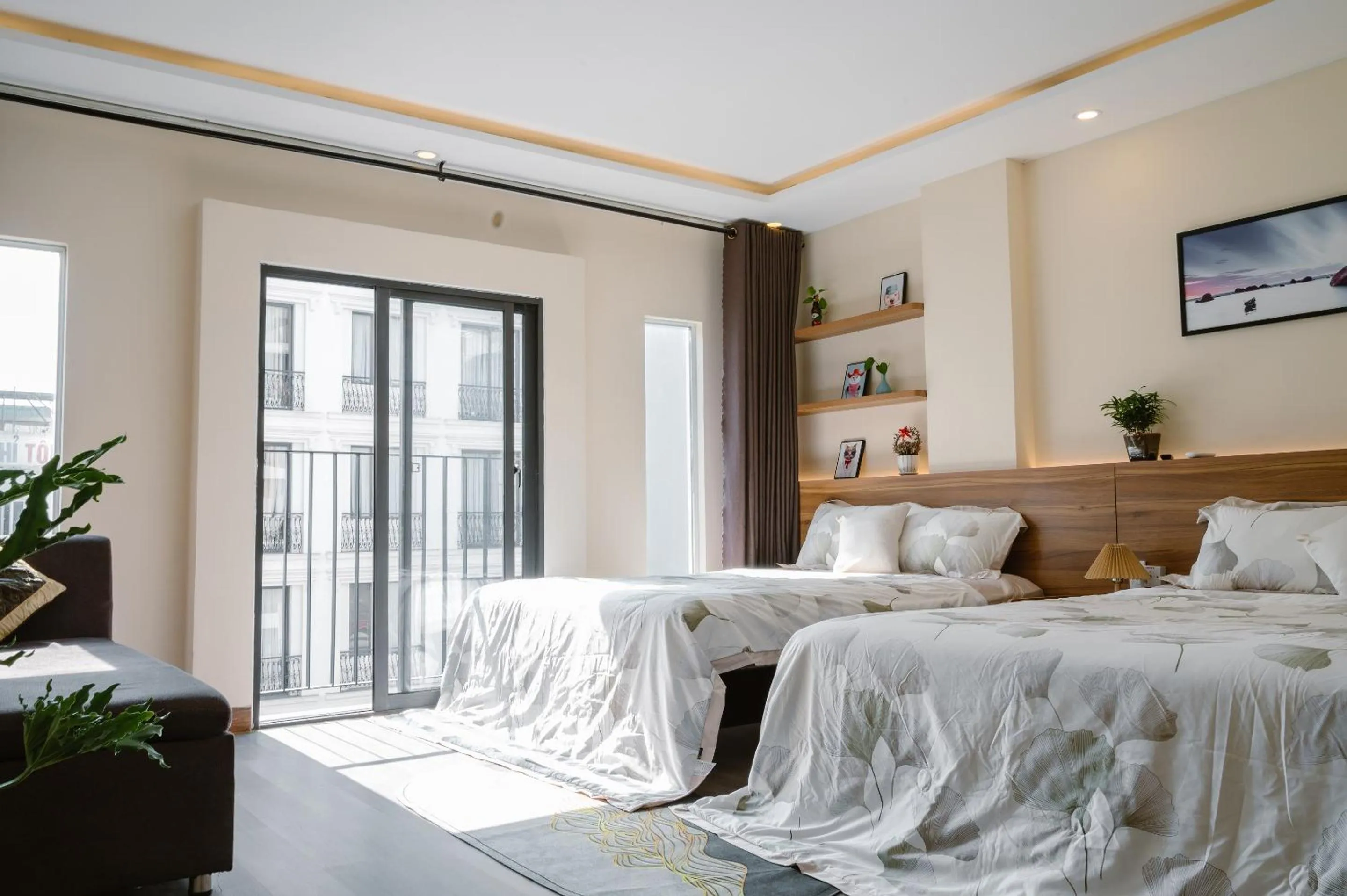 Bed in NALINI Hotel & Apartment