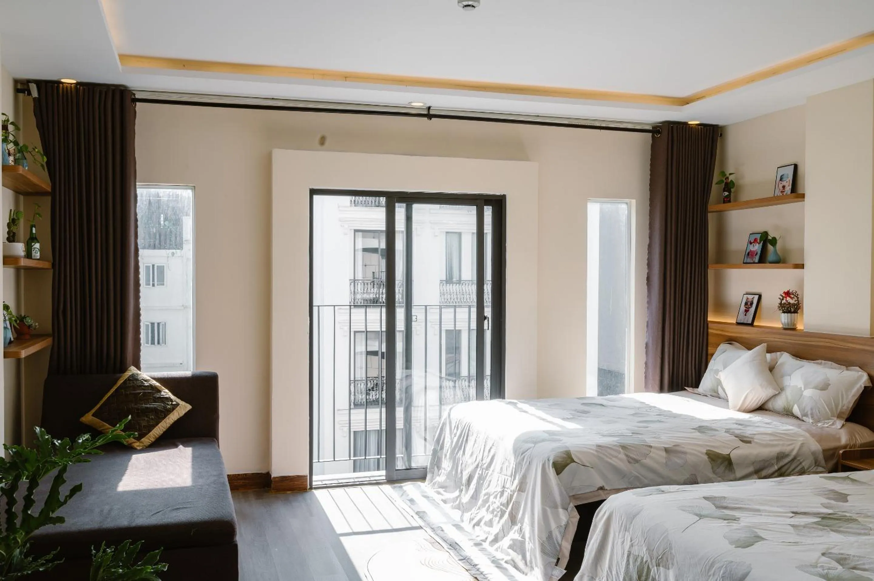 Bed in NALINI Hotel & Apartment